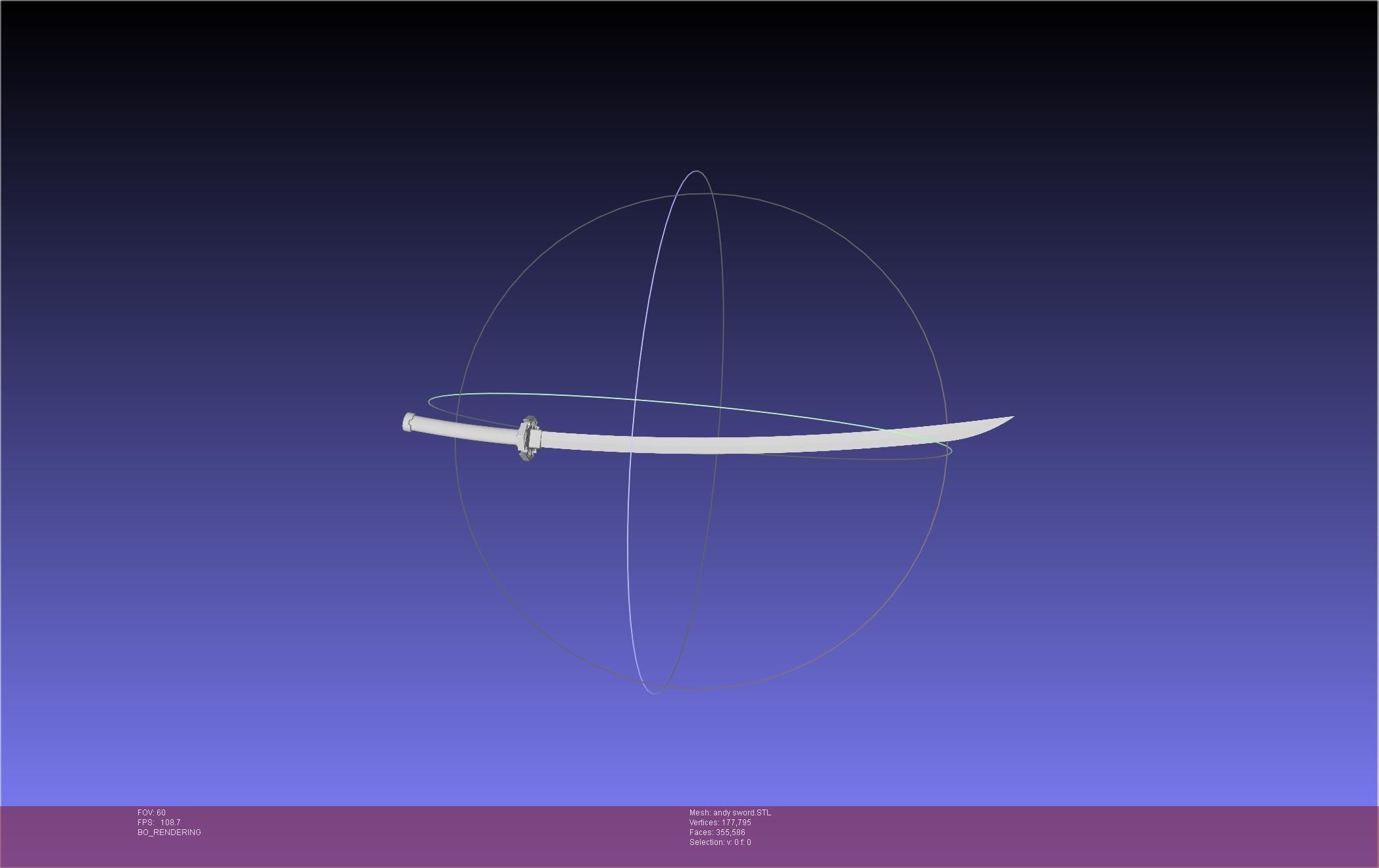 Undead Unluck Andy Sword Assembly 3D print model_9