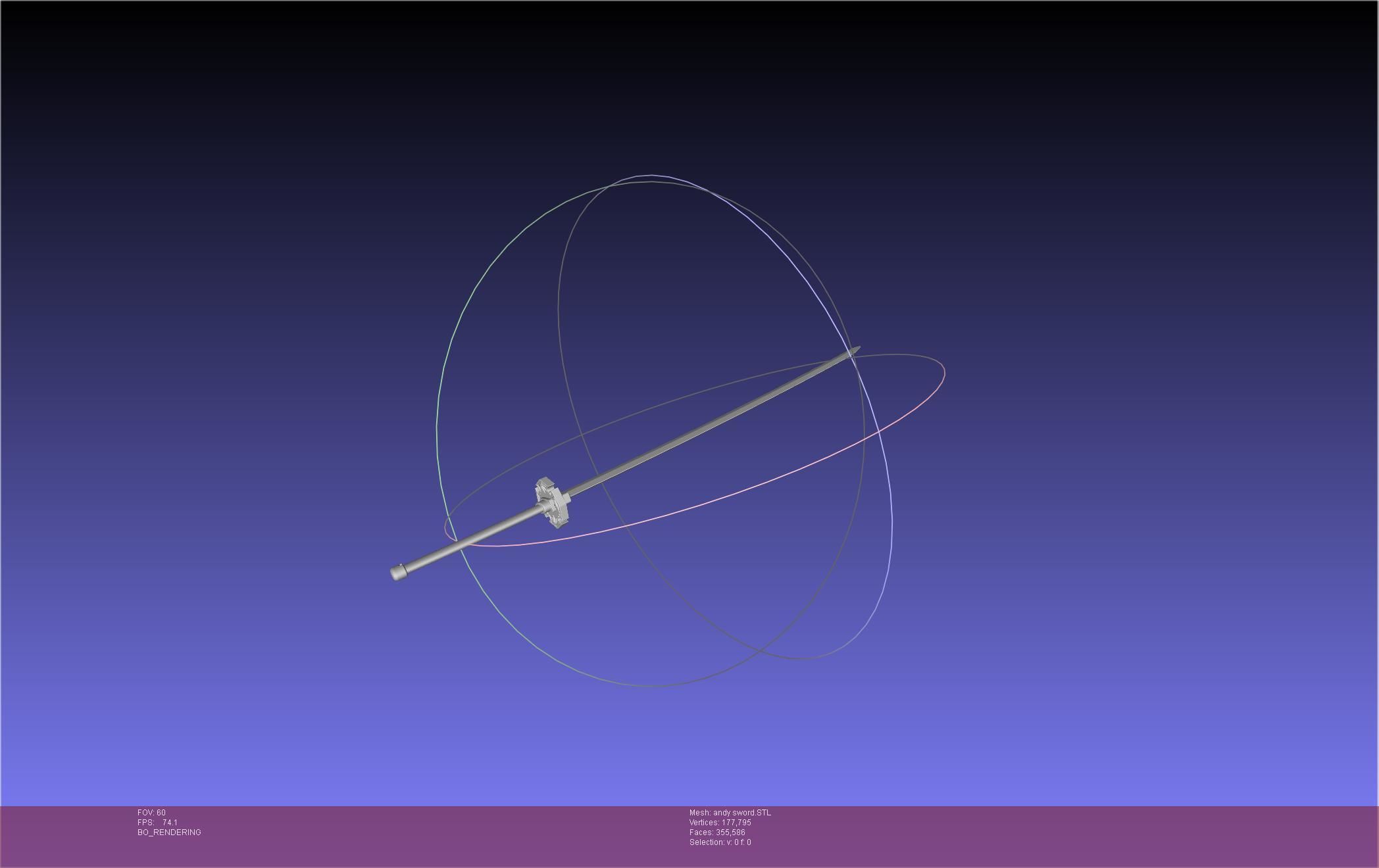 Undead Unluck Andy Sword Assembly 3D print model_4