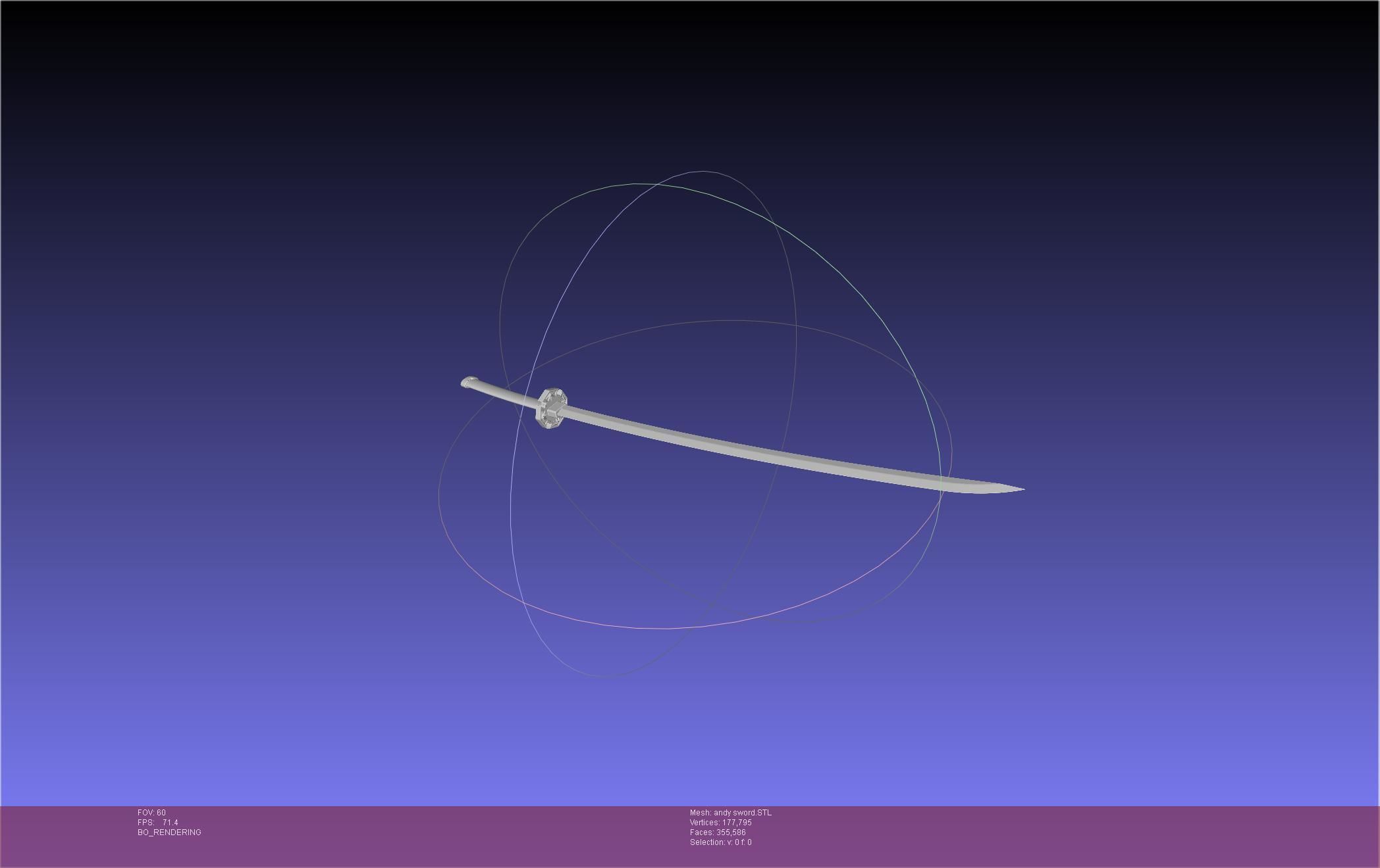 Undead Unluck Andy Sword Assembly 3D print model_14