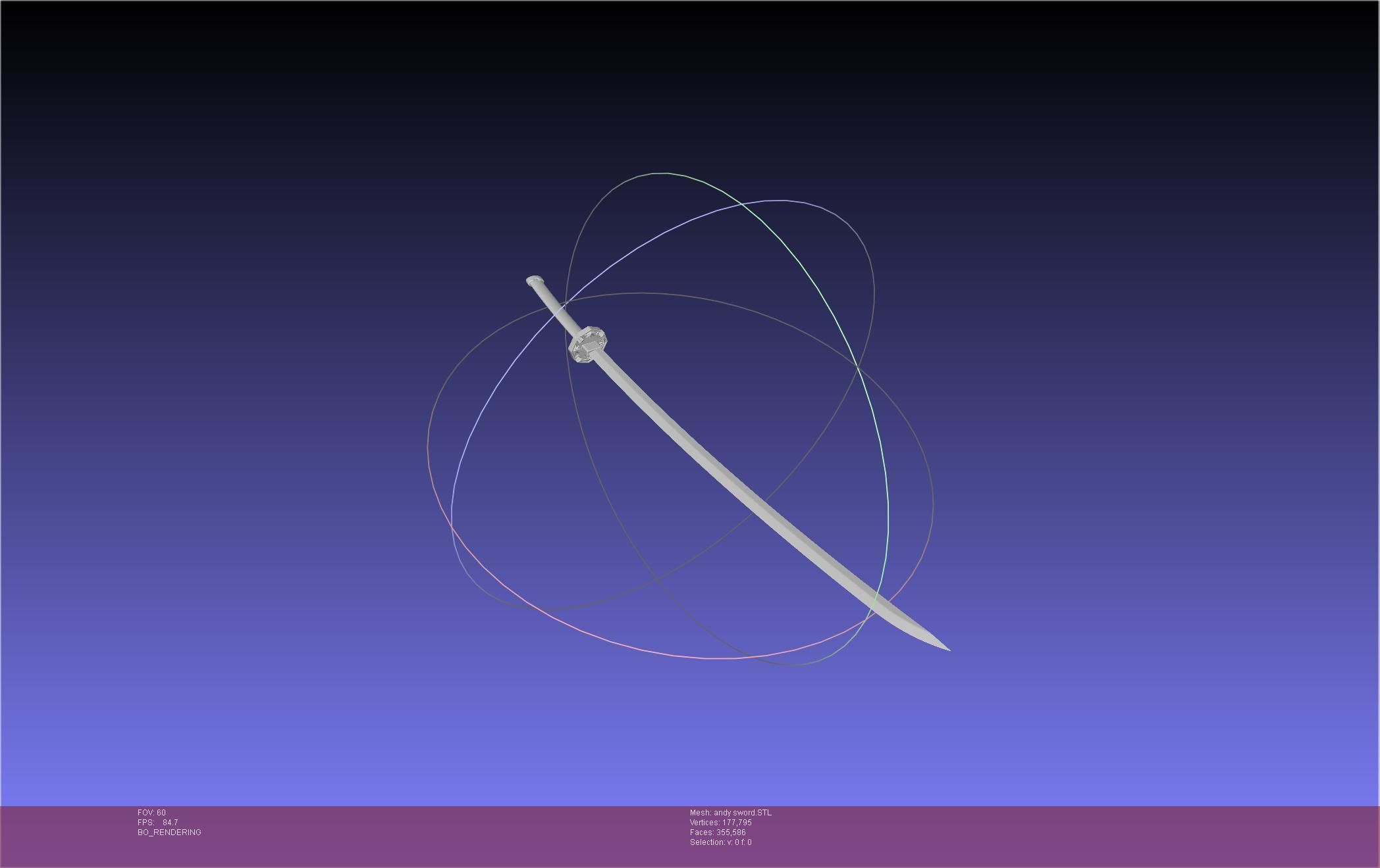 Undead Unluck Andy Sword Assembly 3D print model_8