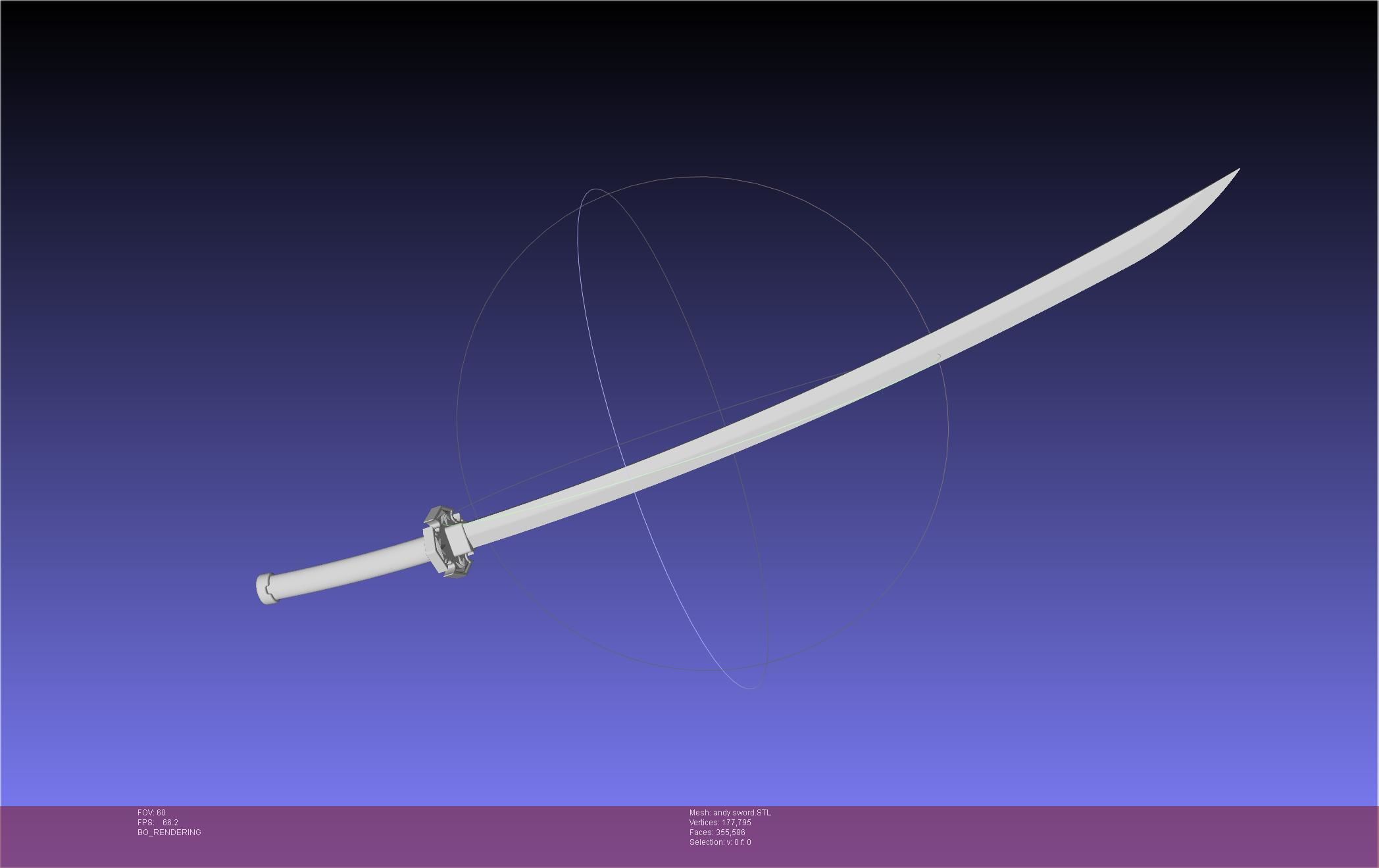 Undead Unluck Andy Sword Assembly 3D print model_2