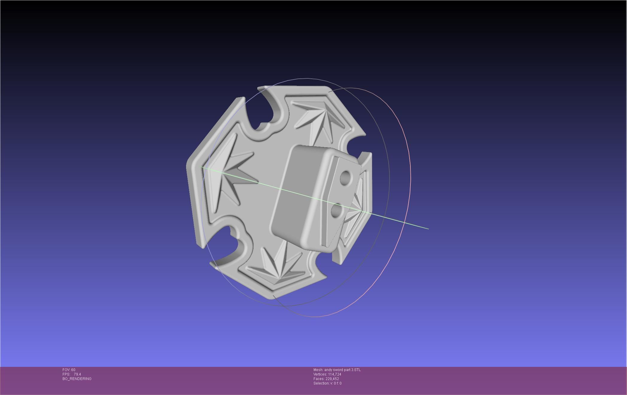 Undead Unluck Andy Sword Assembly 3D print model_32