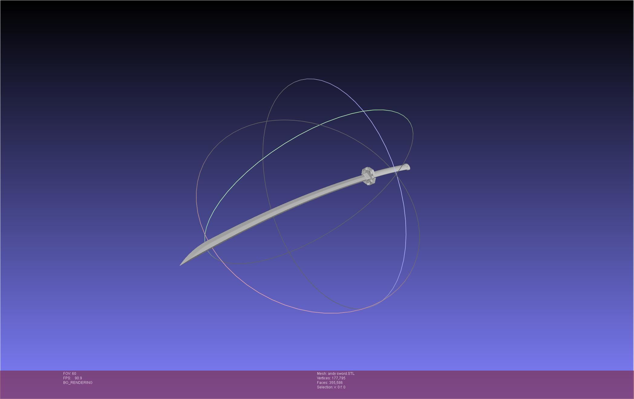 Undead Unluck Andy Sword Assembly 3D print model_7