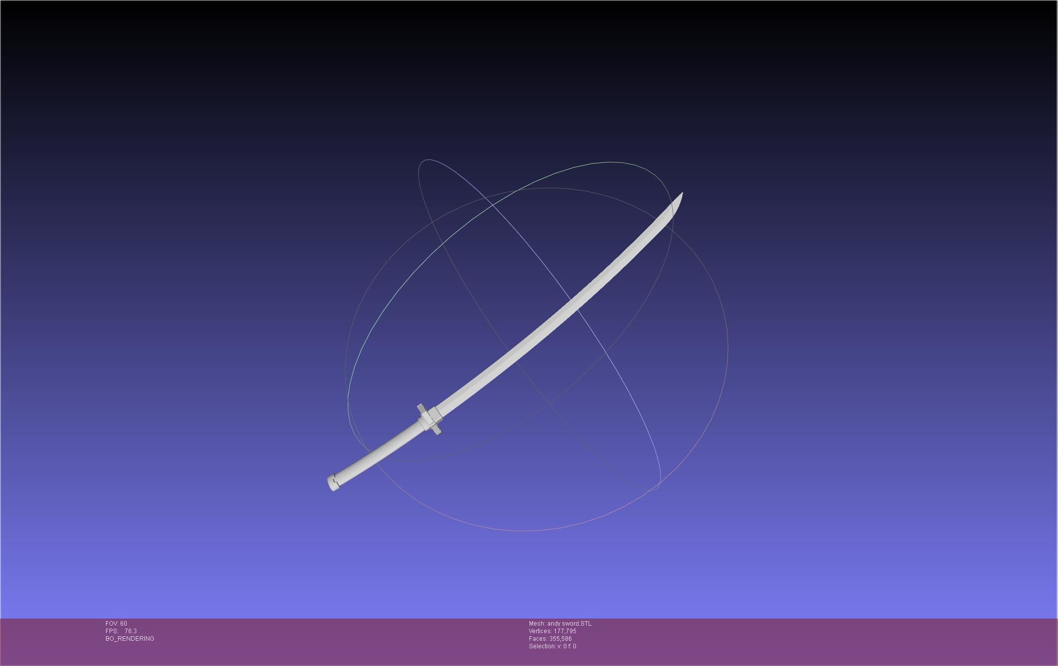 Undead Unluck Andy Sword Assembly 3D print model_3