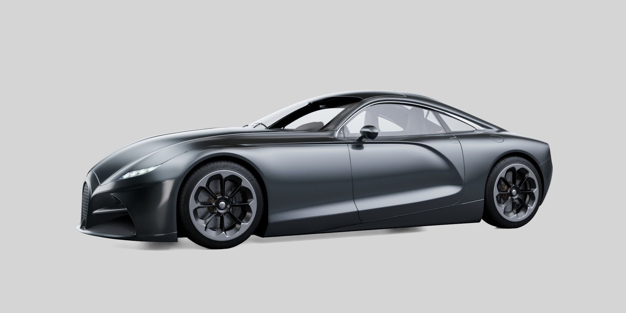 Unbranded Generic Sportscar 3D model_2