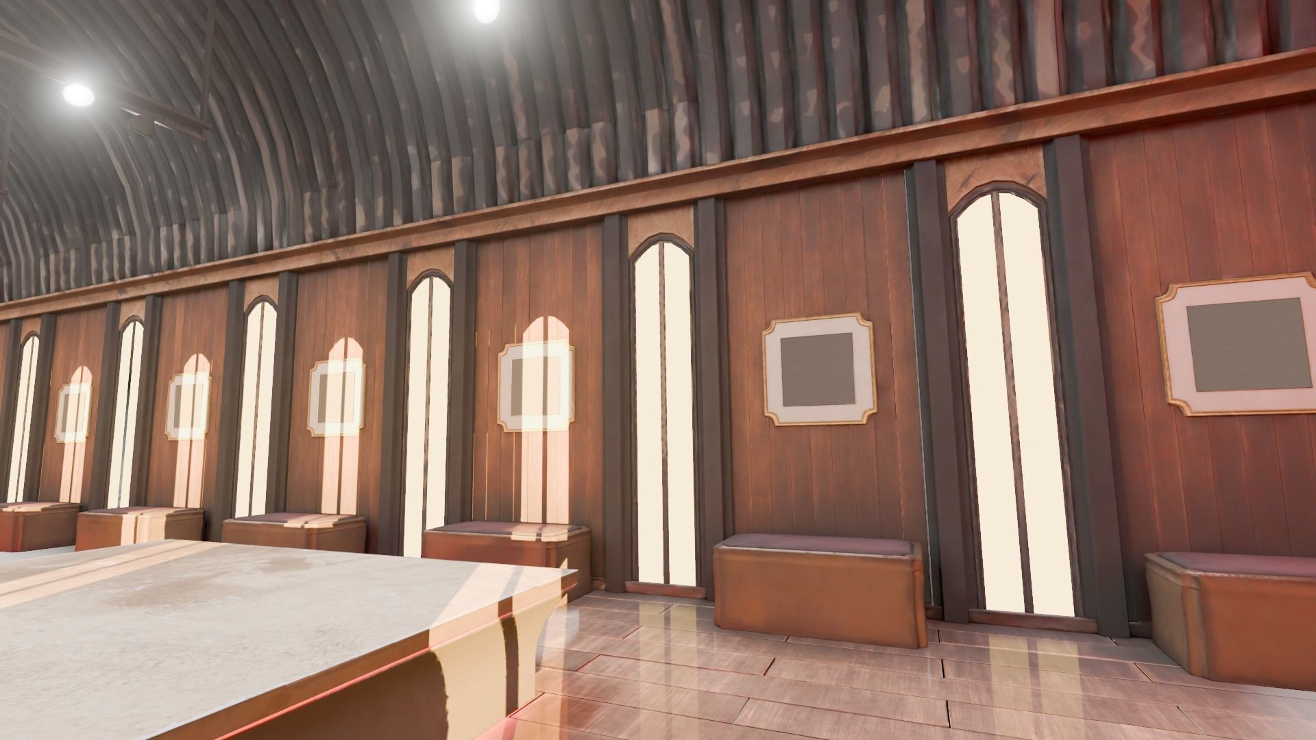 VR Gallery for Product Showcase Low-poly 3D model_10