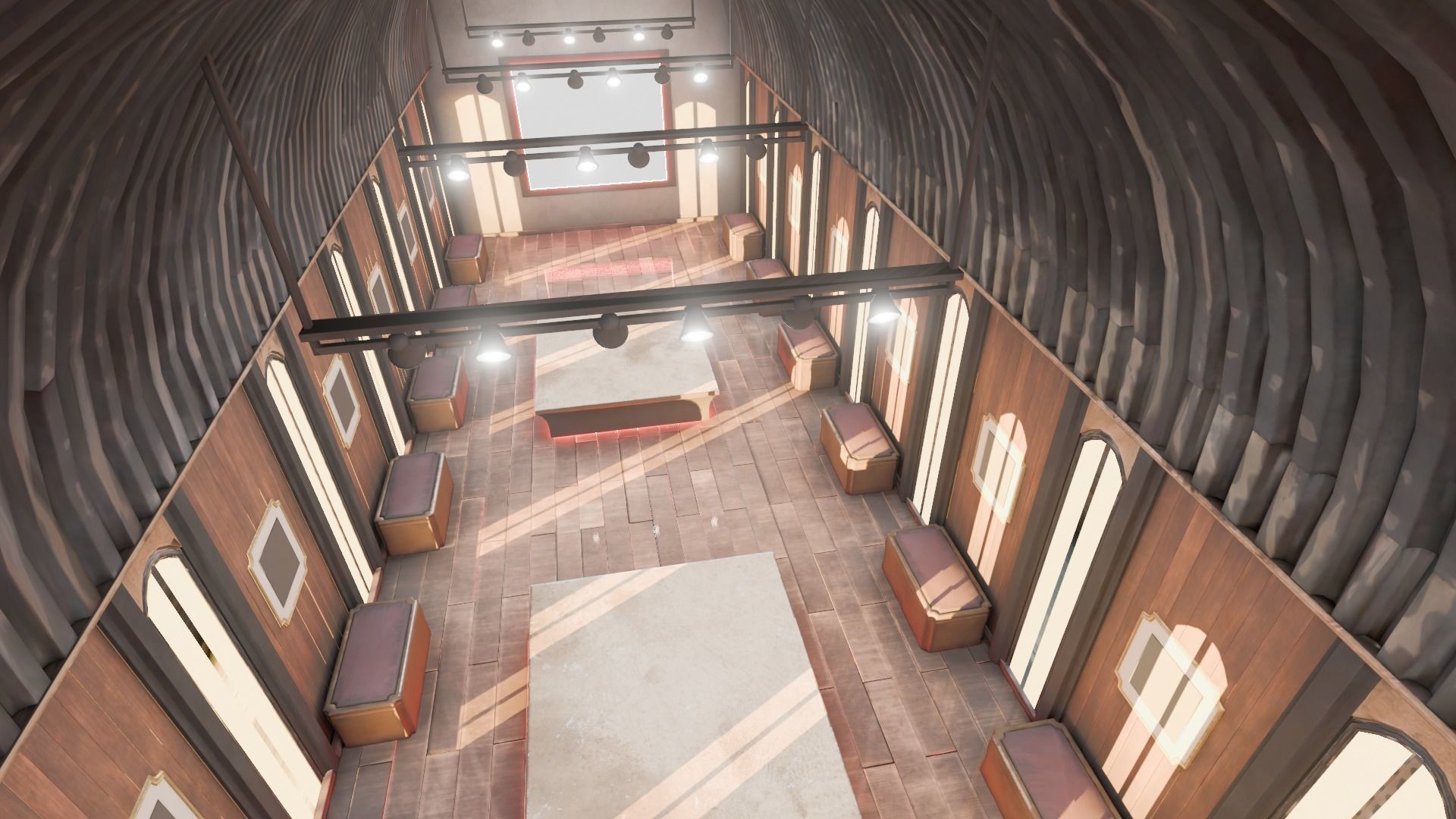 VR Gallery for Product Showcase Low-poly 3D model_8