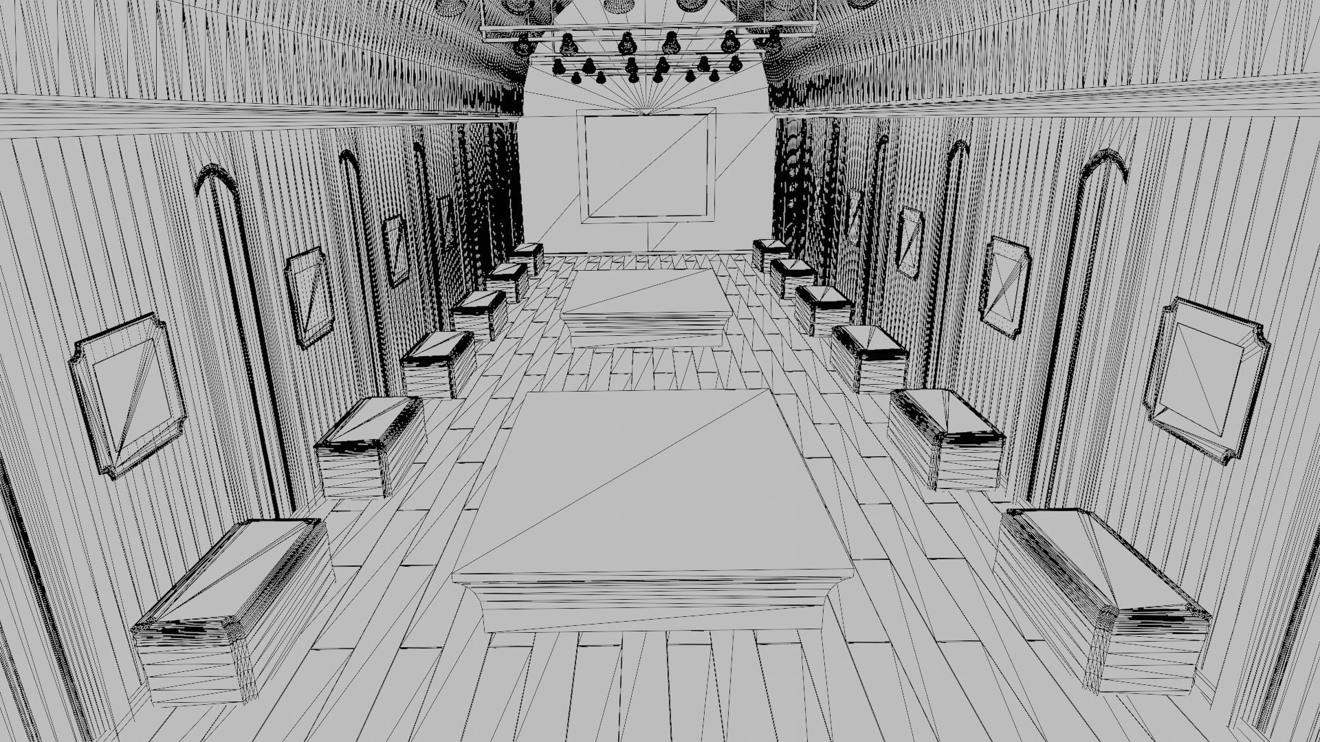 VR Gallery for Product Showcase Low-poly 3D model_15