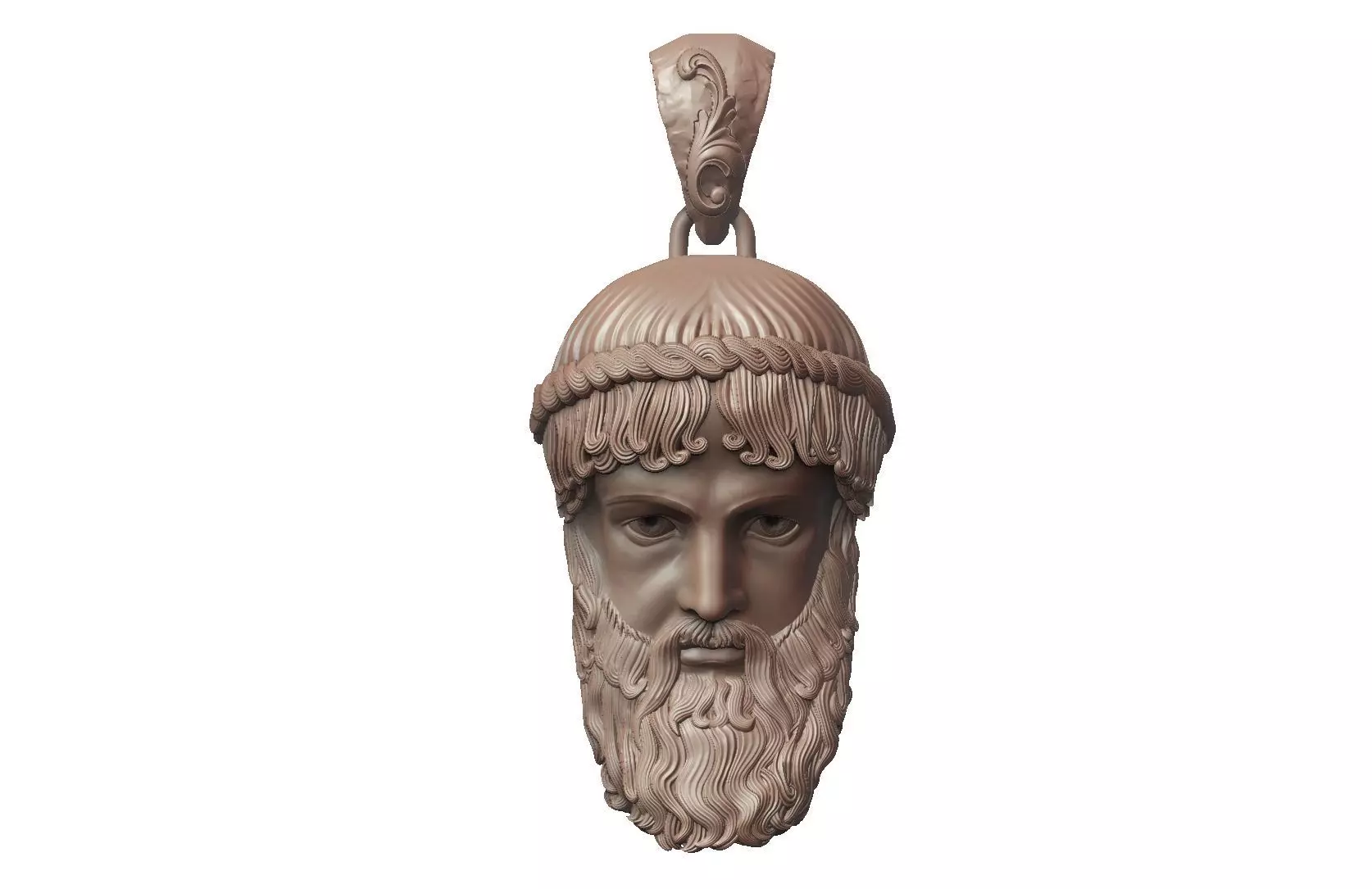zeus pendant 3D print model_0