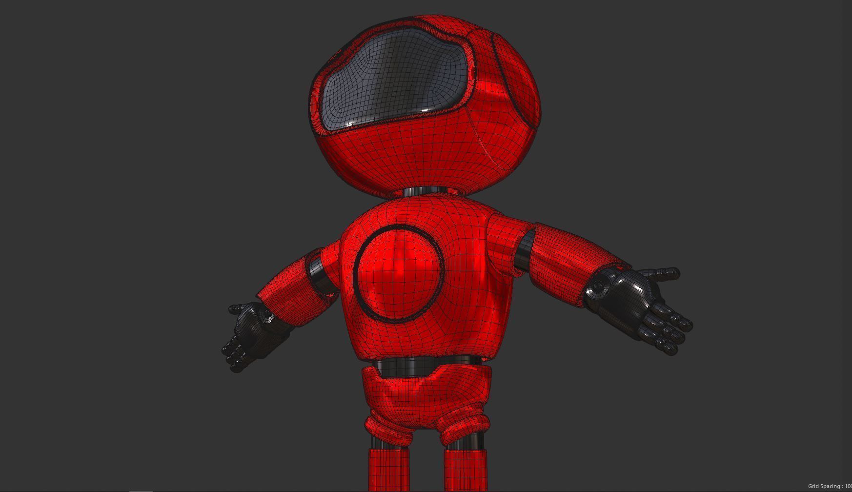 GENERIC ROBOT-UPDATED RIG Low-poly 3D model_10