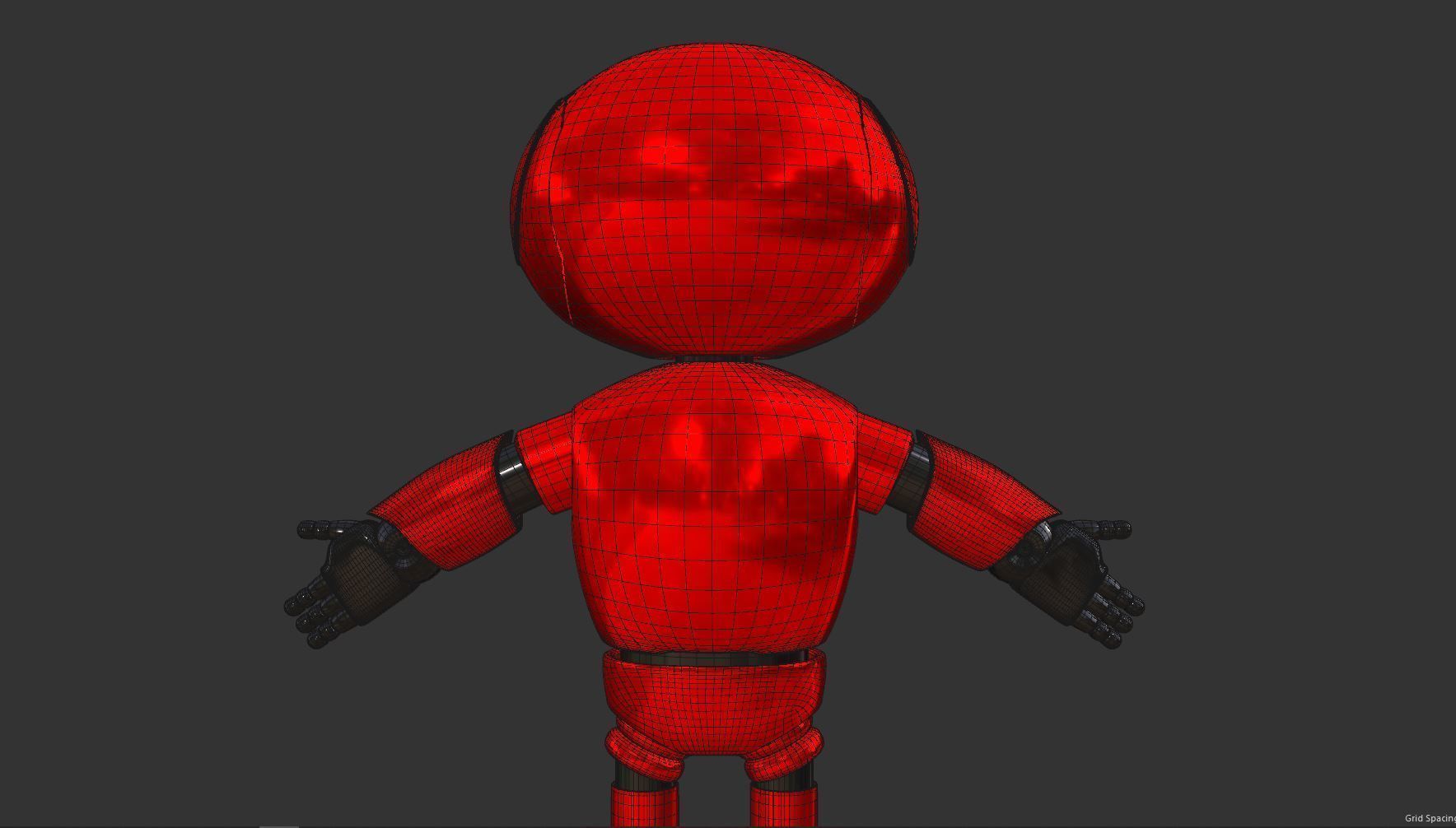GENERIC ROBOT-UPDATED RIG Low-poly 3D model_9