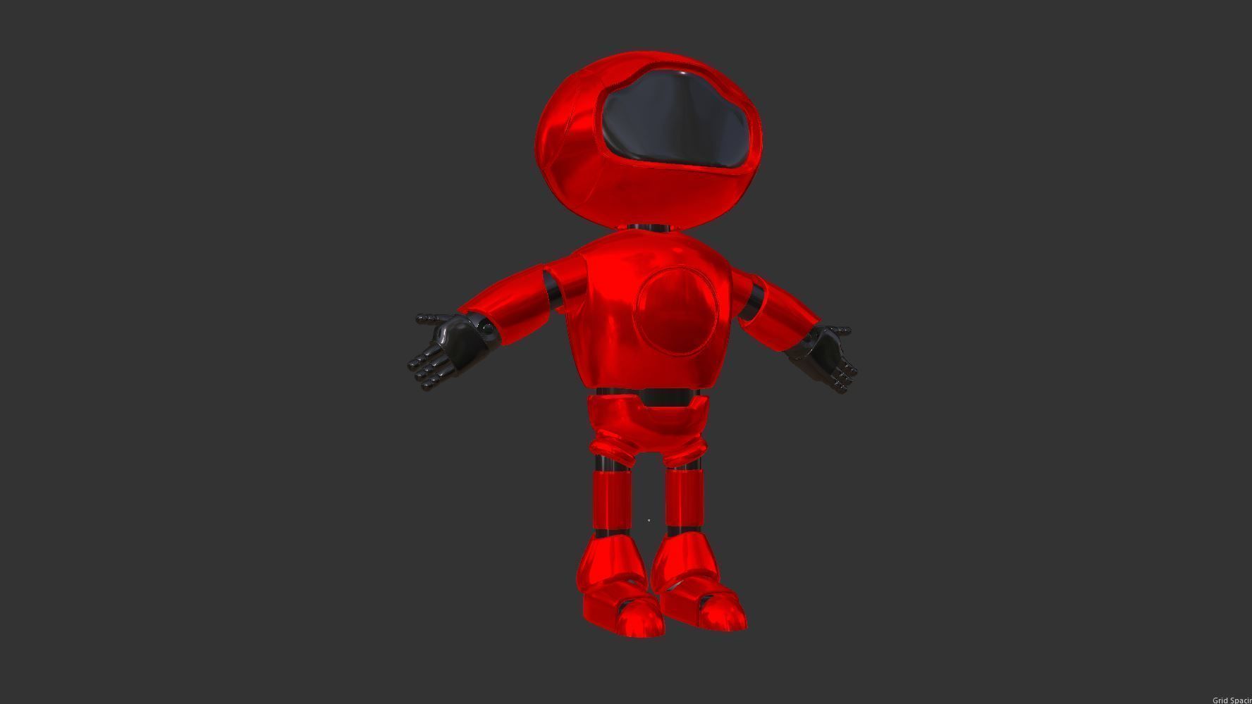 GENERIC ROBOT-UPDATED RIG Low-poly 3D model_5