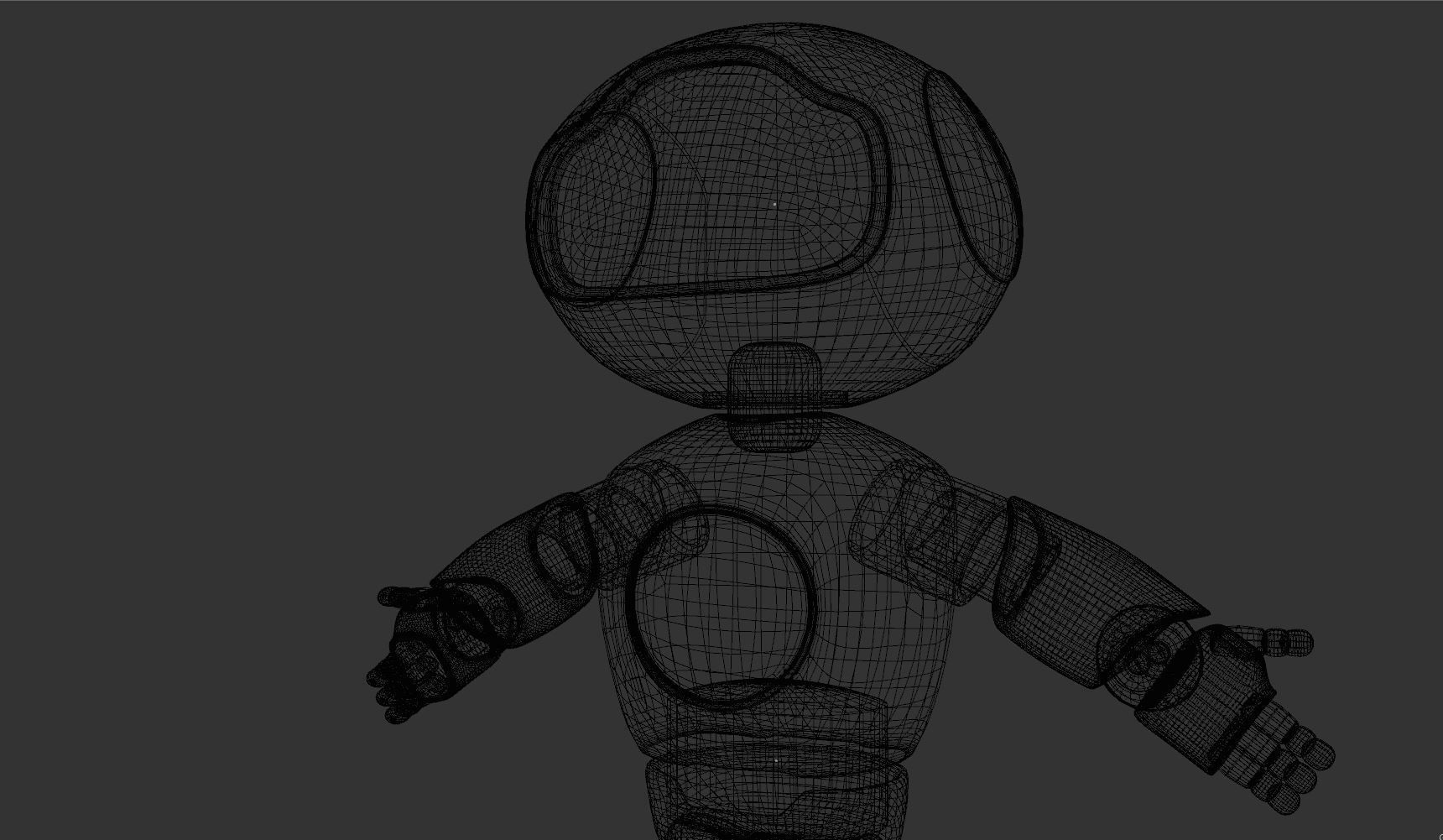 GENERIC ROBOT-UPDATED RIG Low-poly 3D model_8