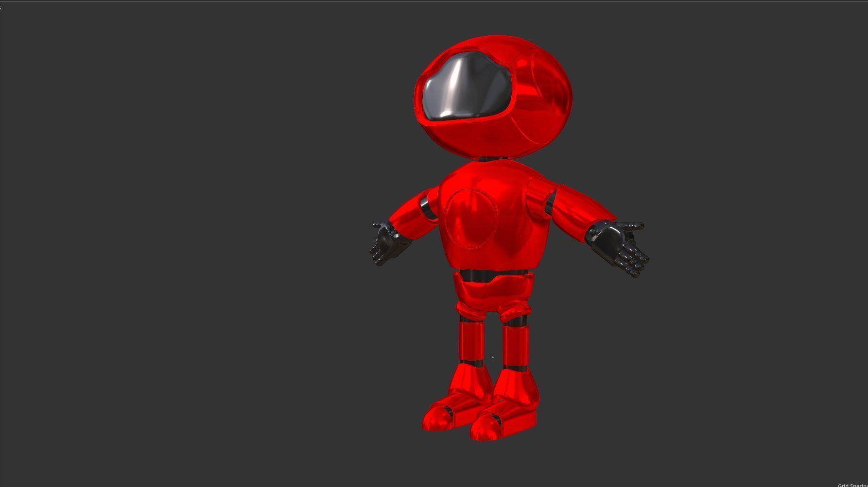 GENERIC ROBOT-UPDATED RIG Low-poly 3D model_4