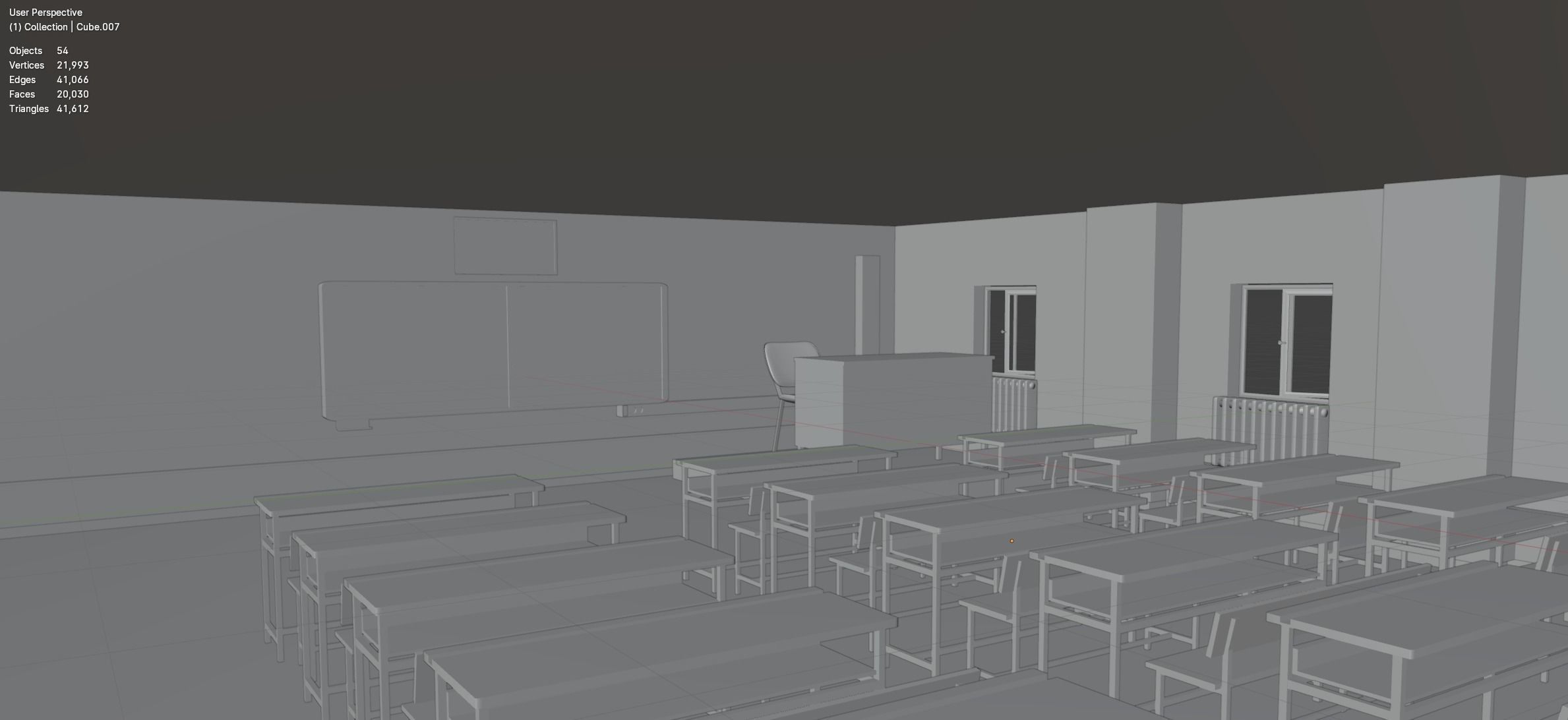 Turkish Classroom 3D model_3