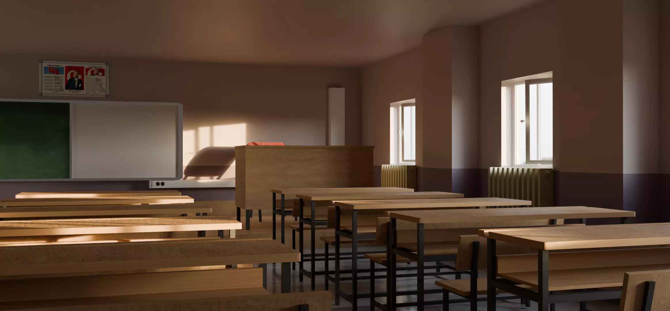 Turkish Classroom 3D model_0