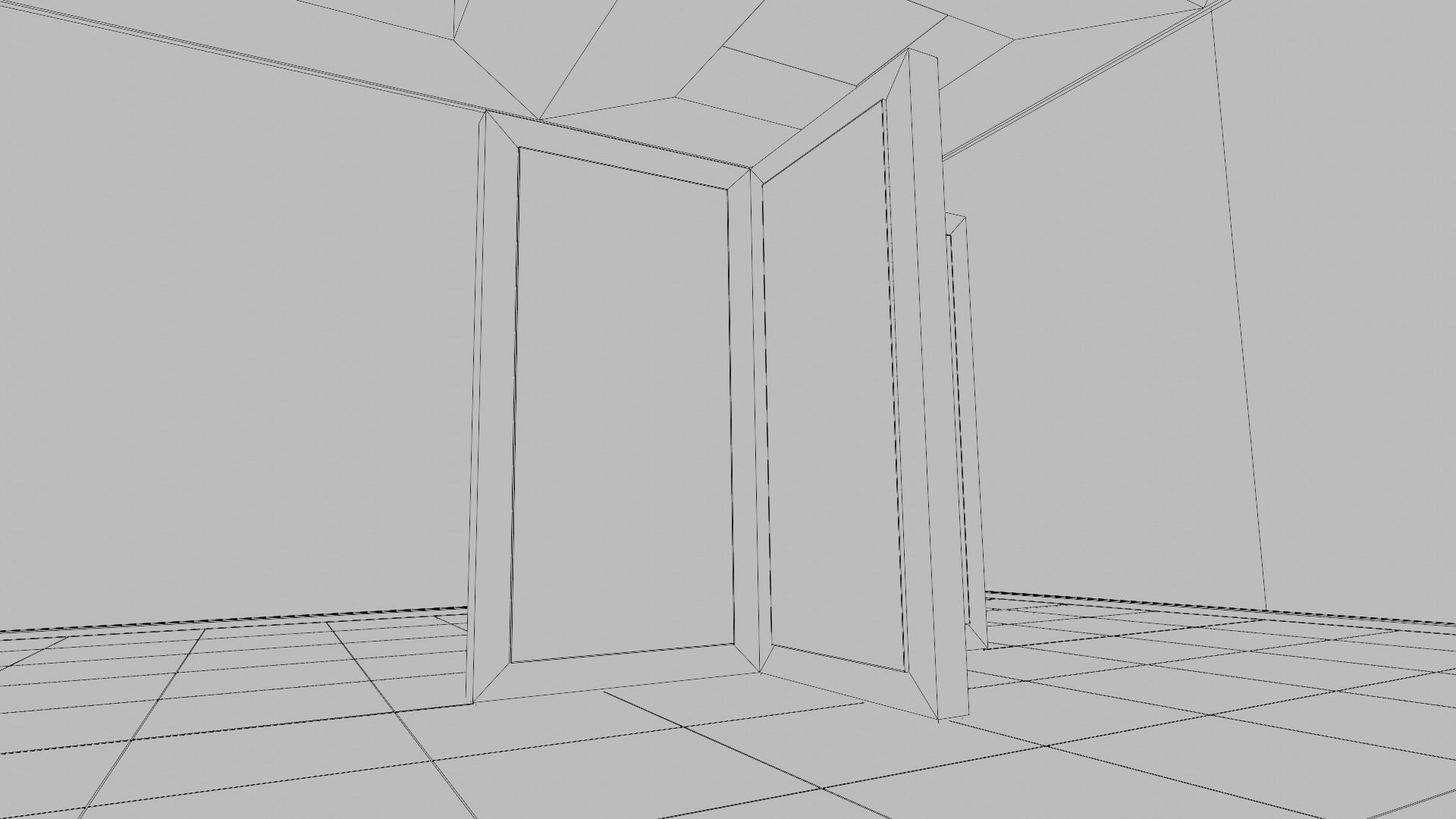 VR Gallery for Product Showcase Low-poly 3D model_8