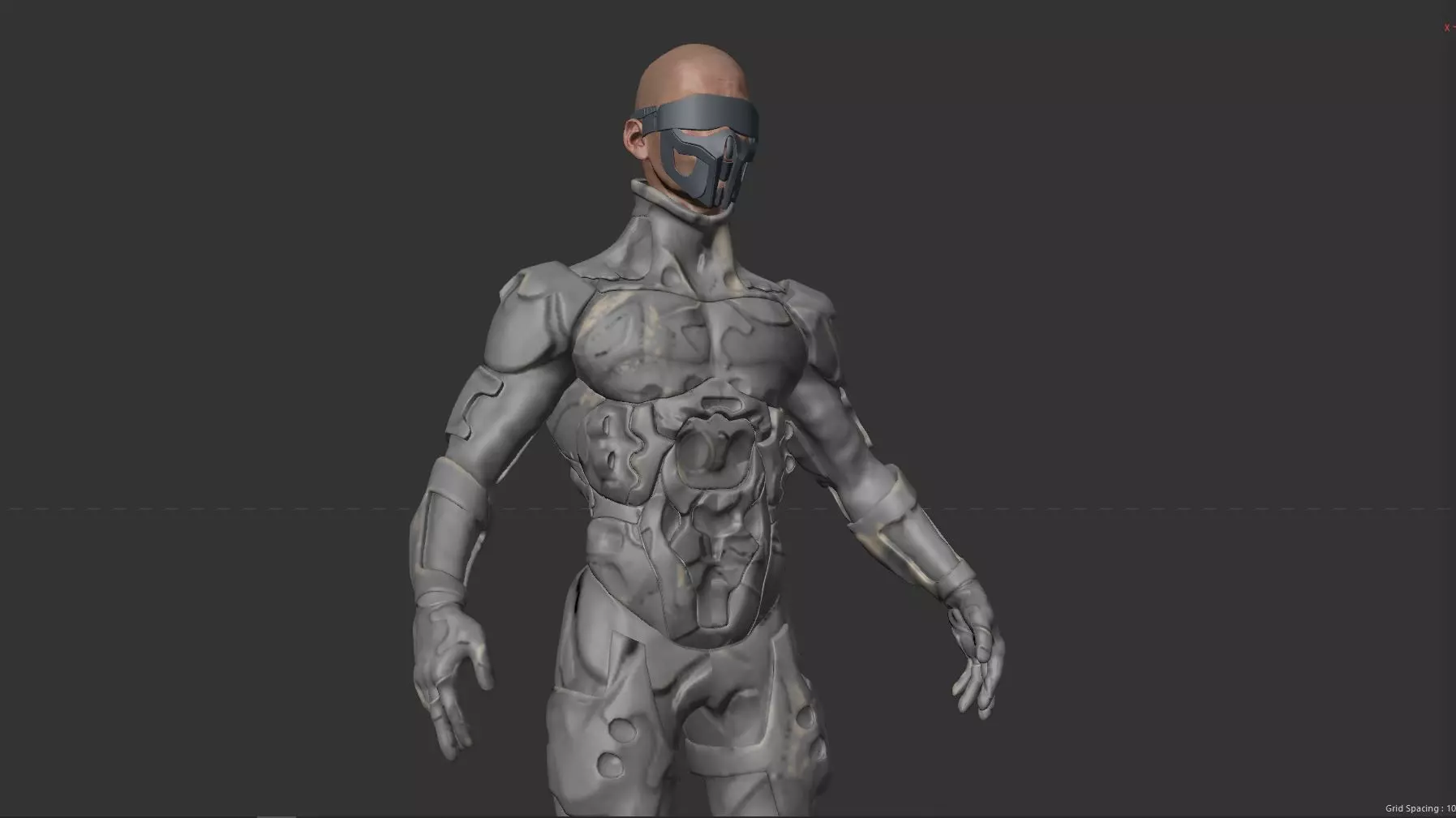 SCI-FI CHARACTER DEX Free 3D model_0