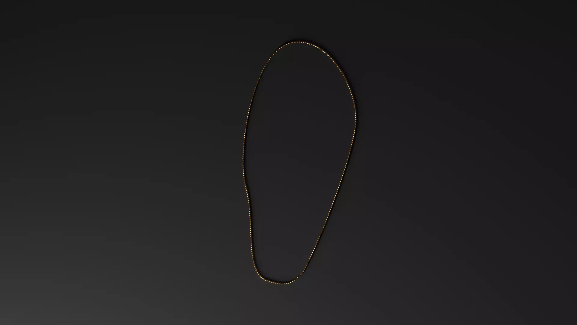 Necklace Low-poly 3D model