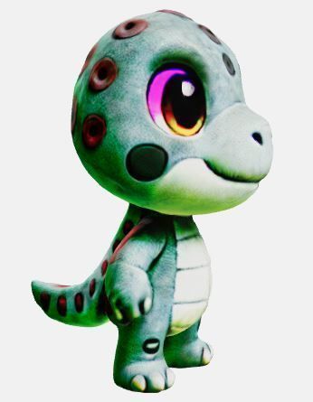 Little Dino 3D print model_3