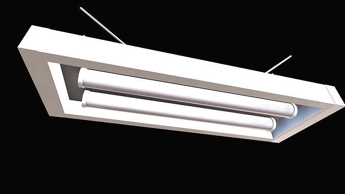 Ligth  Low-poly 3D model