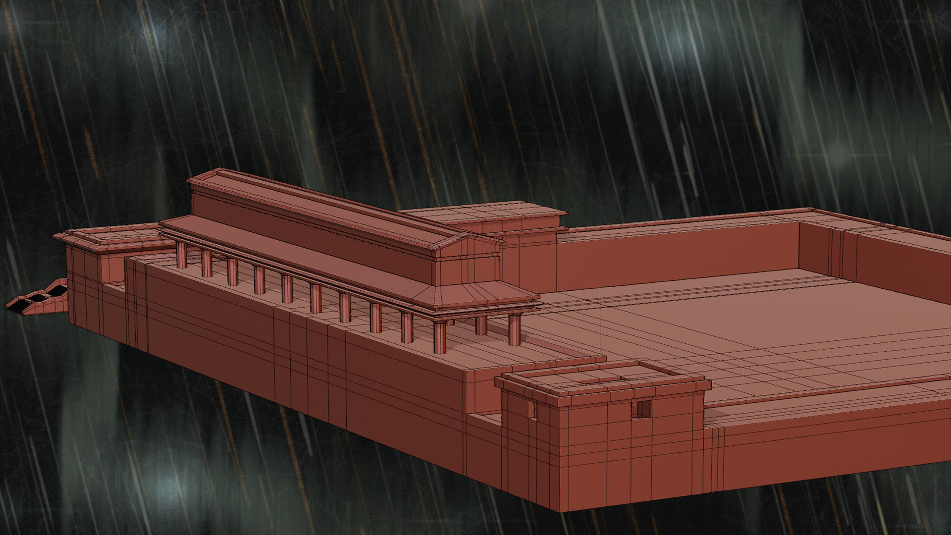 Jerusalem Temple 3rd - Esplanade - Sacred Objects Free 3D model_22