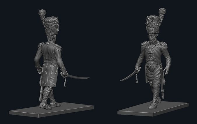 Officer of the regiment  3D print model