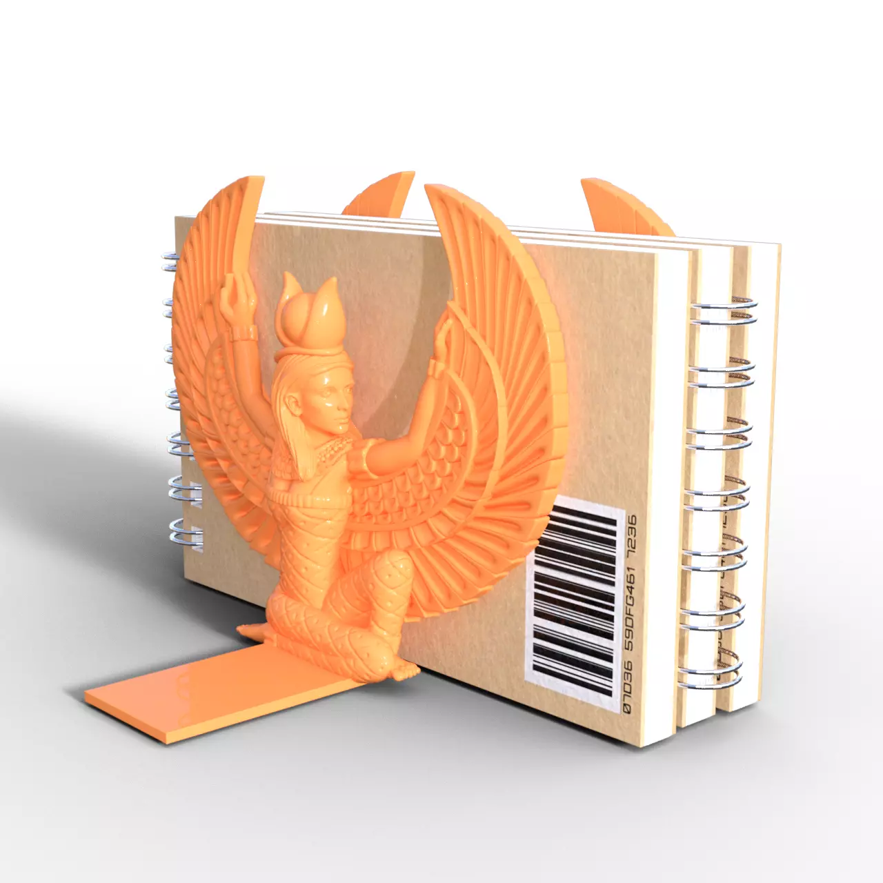 Egypt Queen Book Stand 3D print model_0