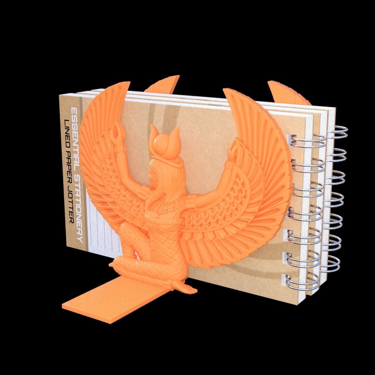 Egypt Queen Book Stand 3D print model_2