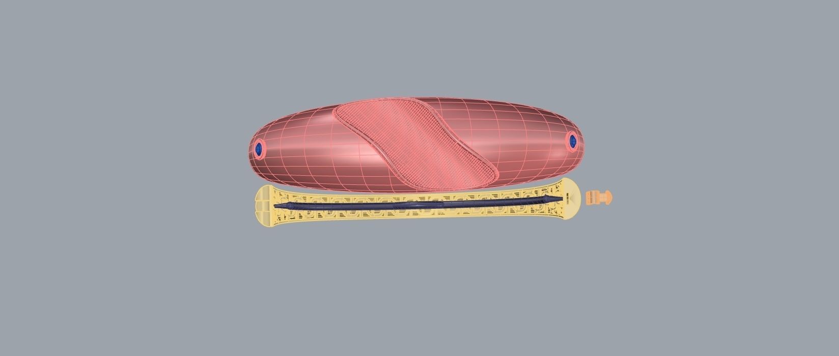 gold bracelet  3D print model_1