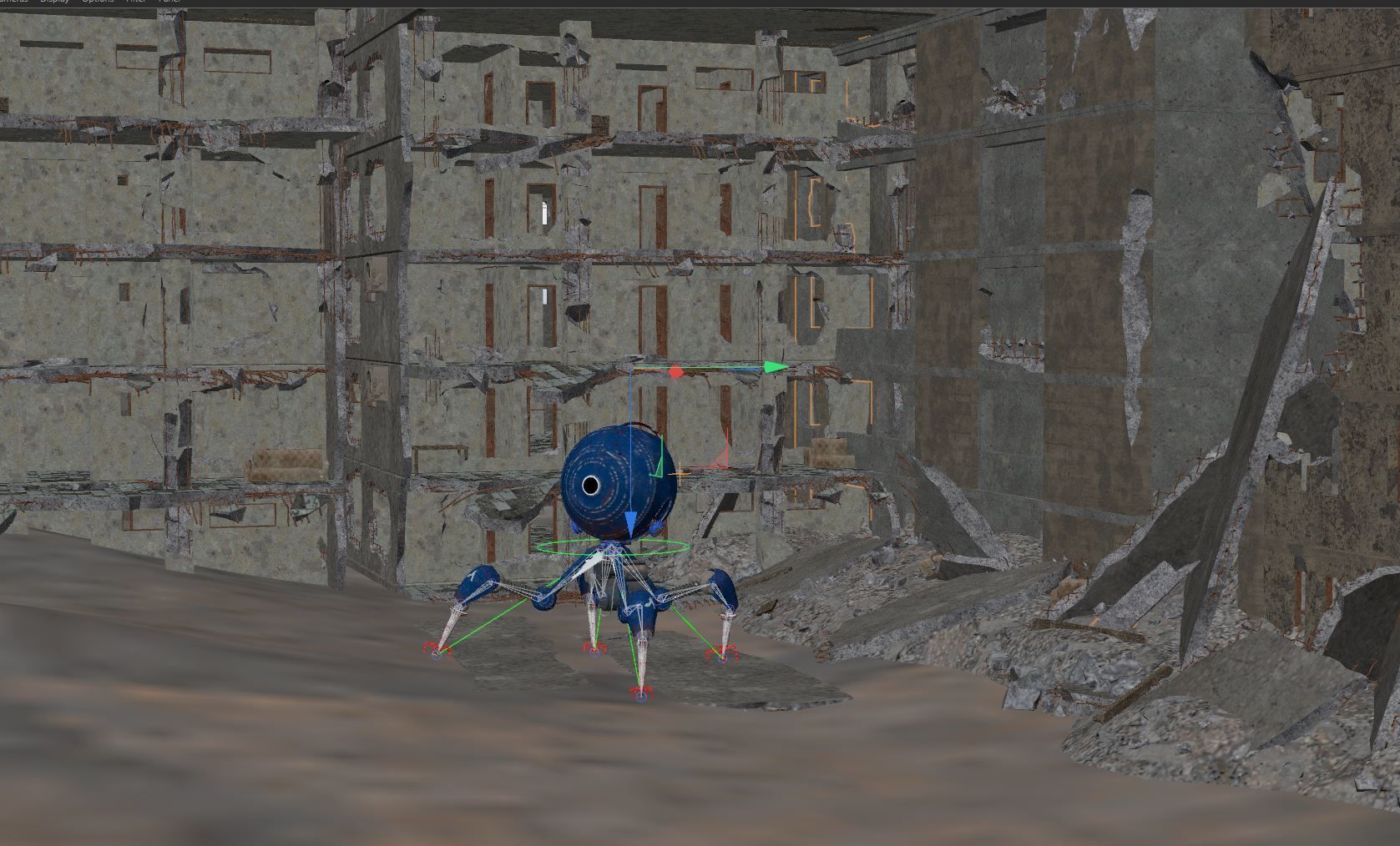 ay robot  Low-poly 3D model_5