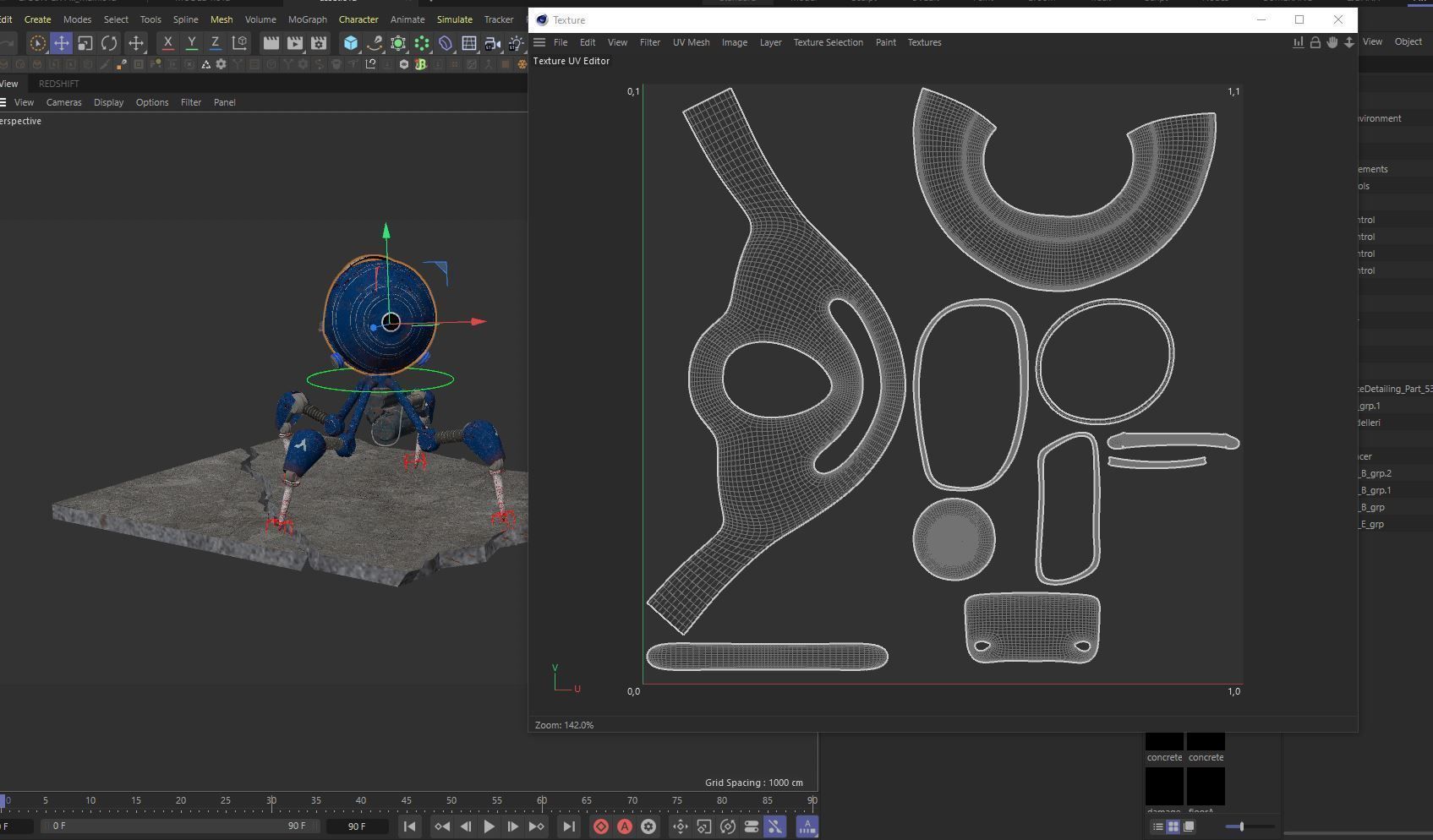 ay robot  Low-poly 3D model_16
