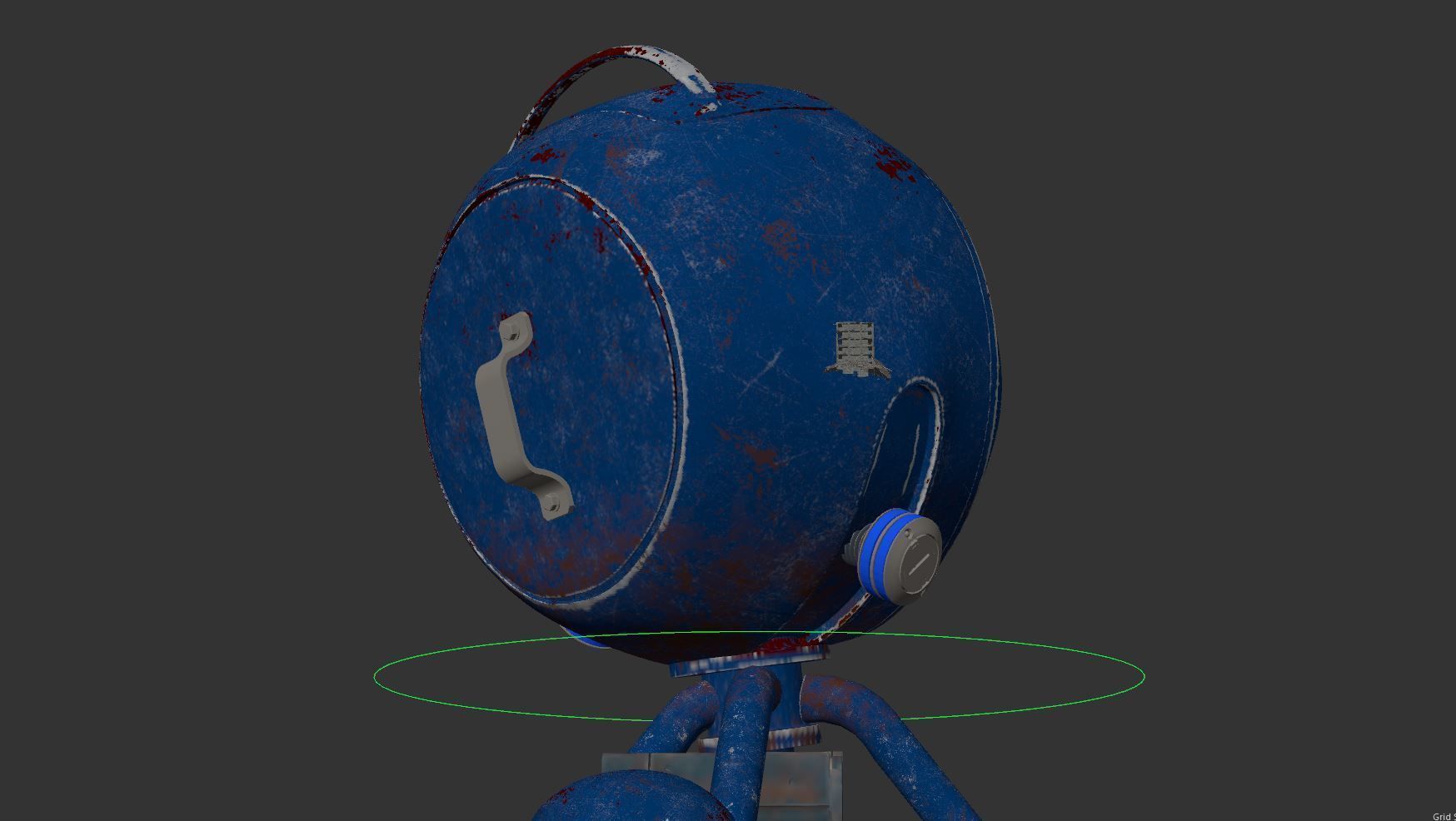 ay robot  Low-poly 3D model_4