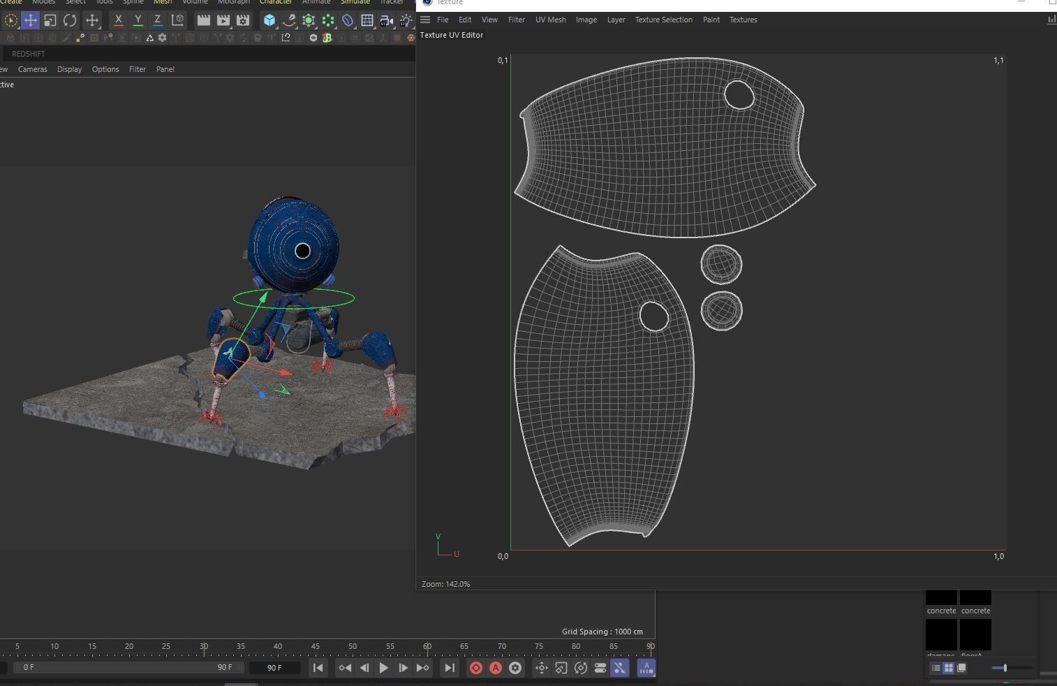 ay robot  Low-poly 3D model_15