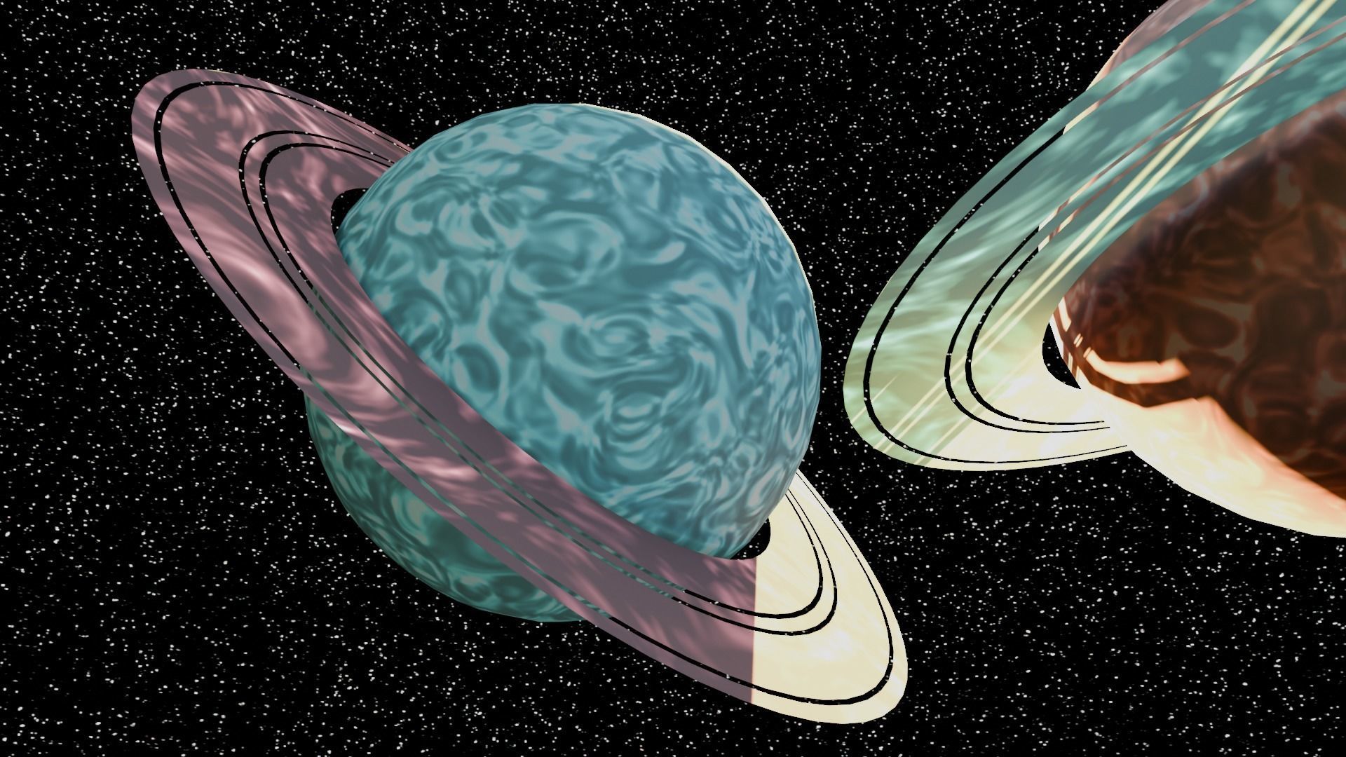 VR Spaceship Interior Low-poly 3D model_12