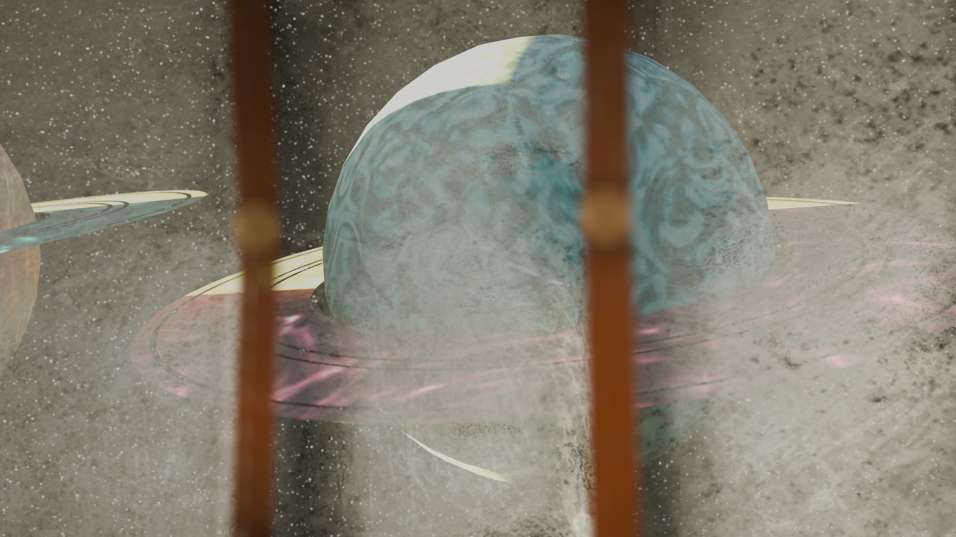 VR Spaceship Interior Low-poly 3D model_4