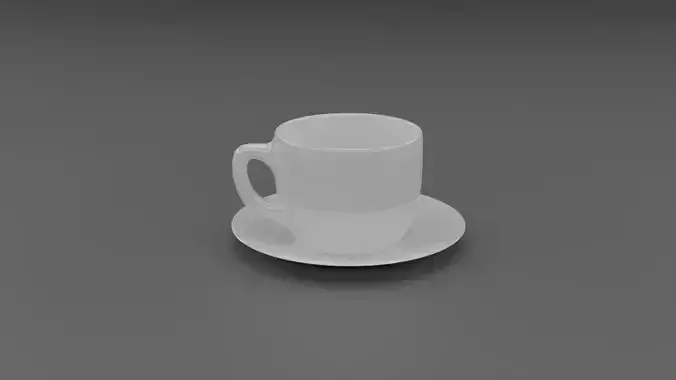 3D Tea Cup