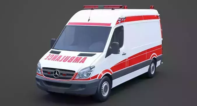 Mercedes Benz Sprinter Ambulance 3D model