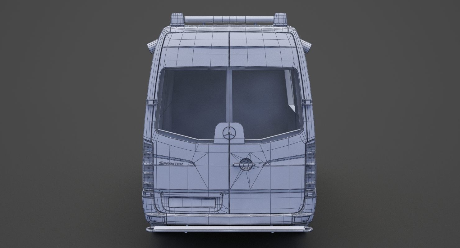 Mercedes Benz Sprinter Ambulance 3D model_20