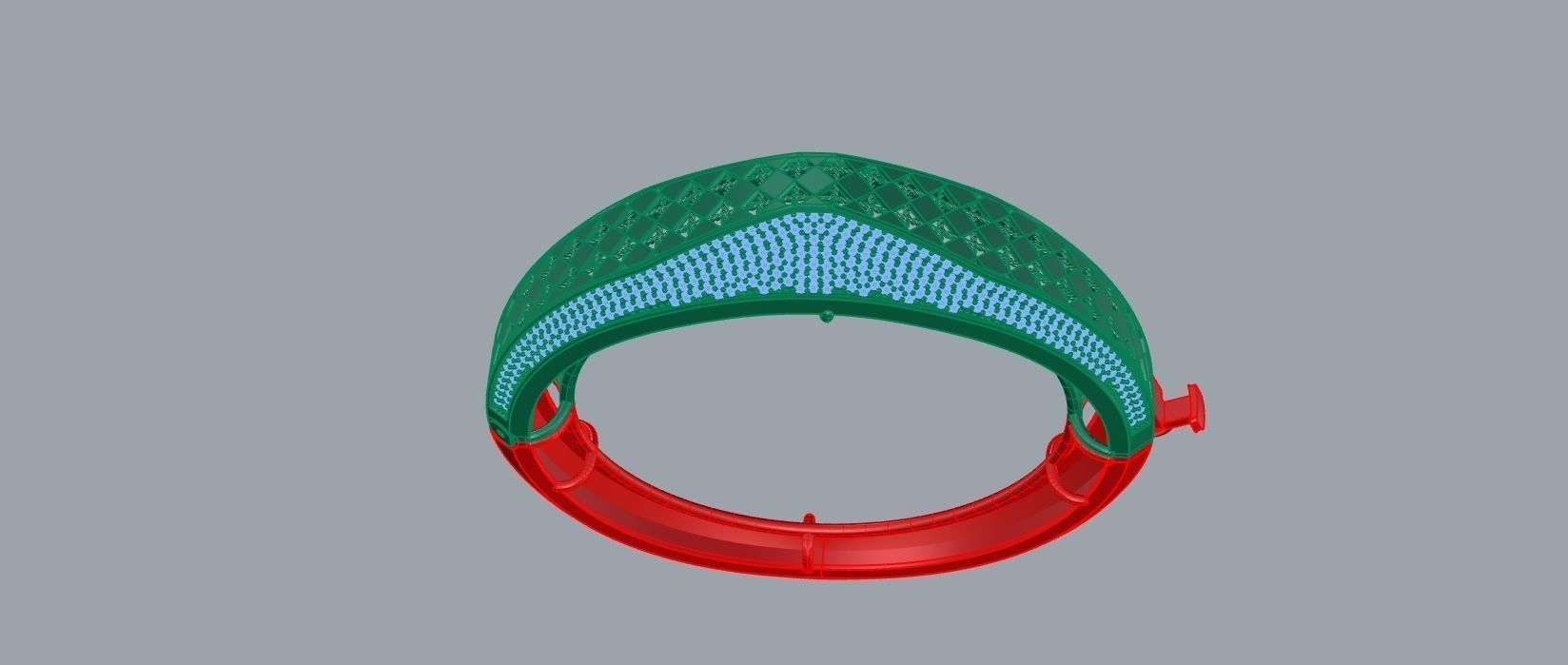 gold bracelet 3D print model_5