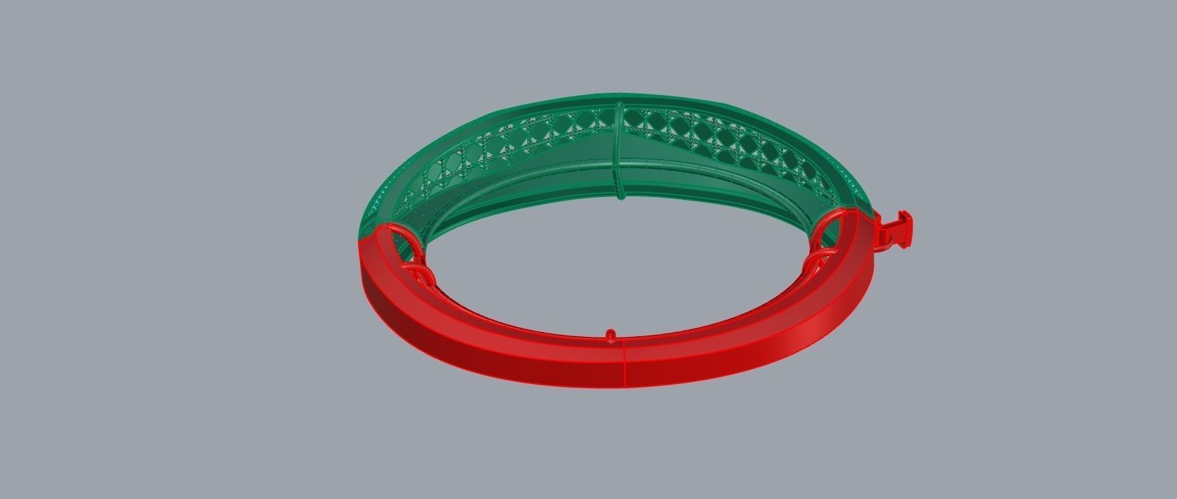 gold bracelet 3D print model_6
