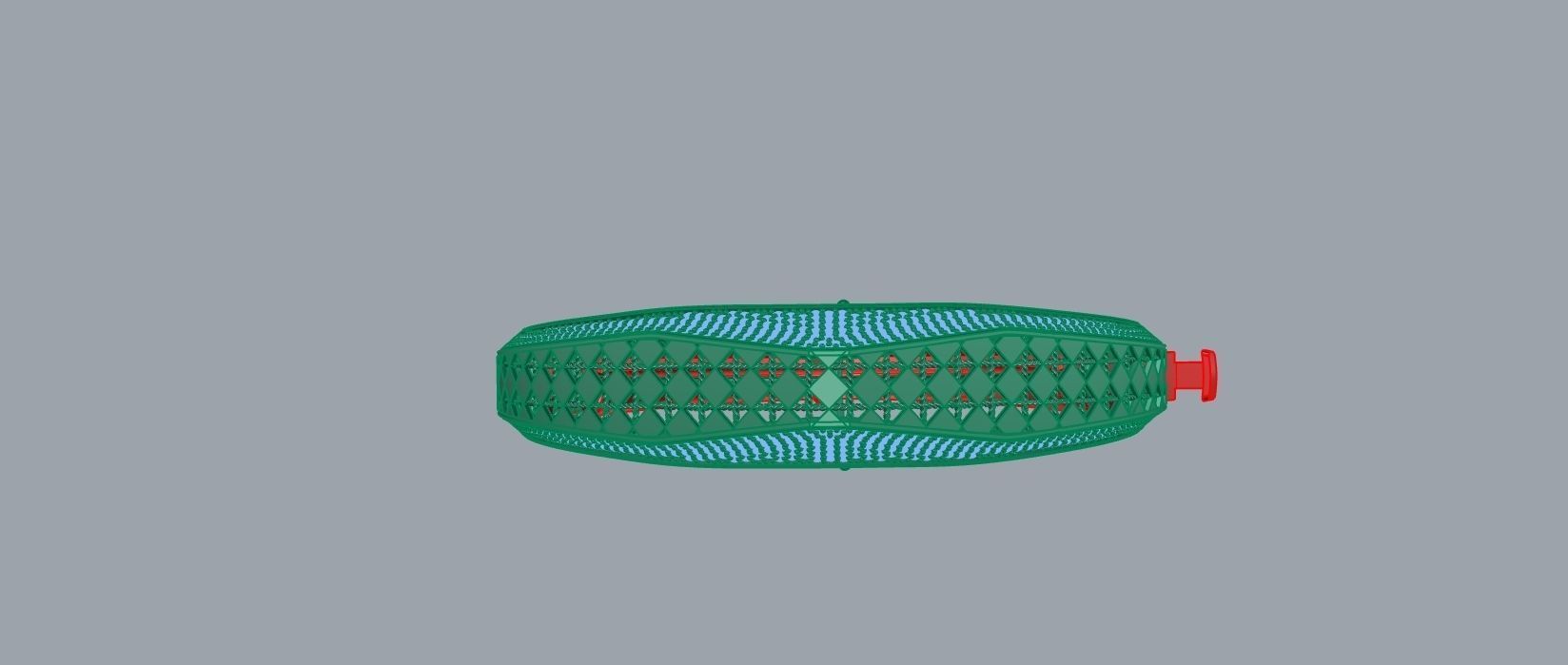 gold bracelet 3D print model_3