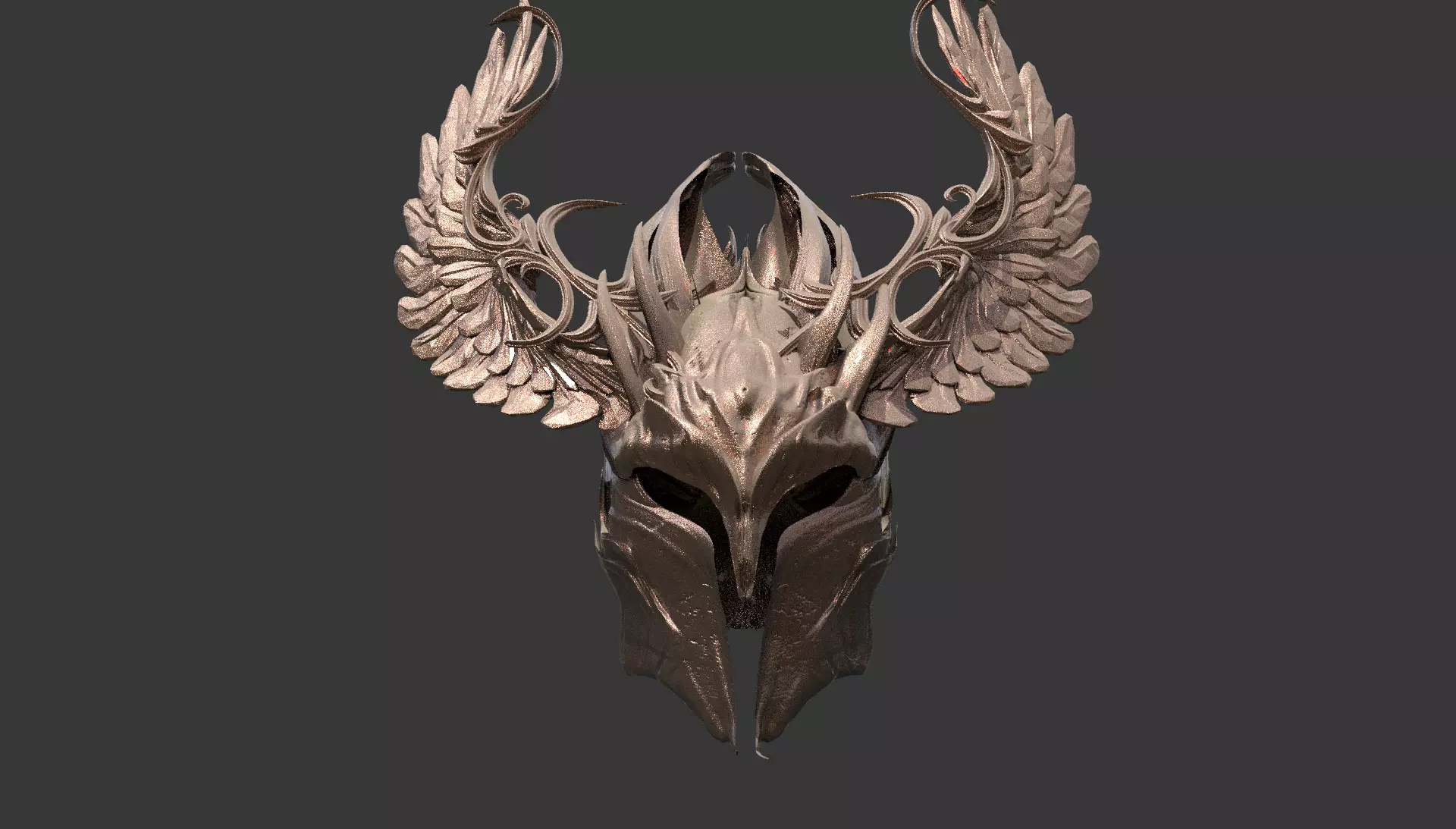 Noble Knight helmet 3D model_0