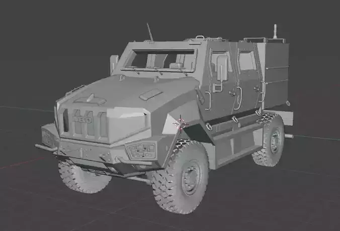 Iveco Manticor Armored Vehicle - 35th Scale 3D print model