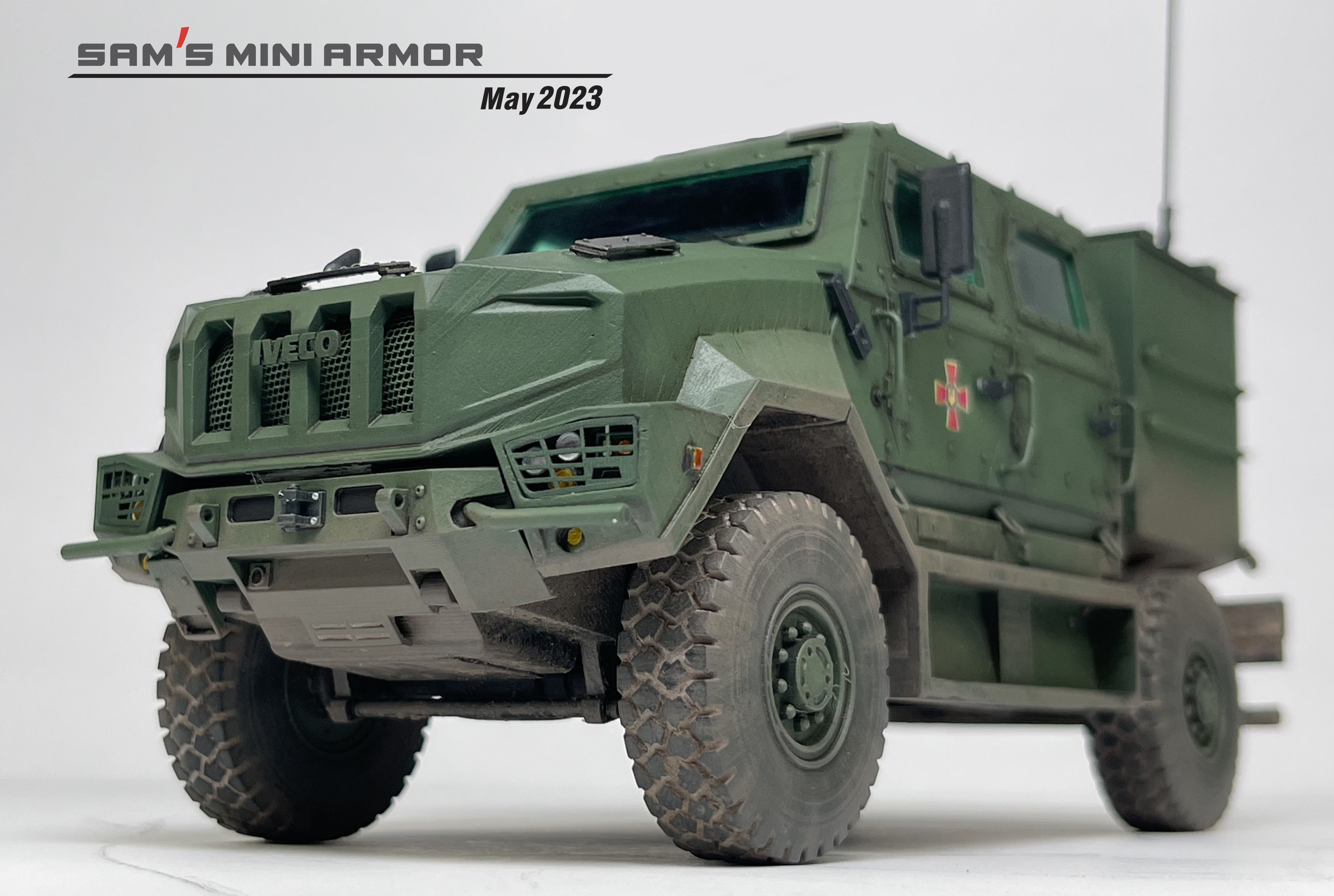  Iveco Manticor Armored Vehicle - 35th Scale 3D print model 3D print model_14