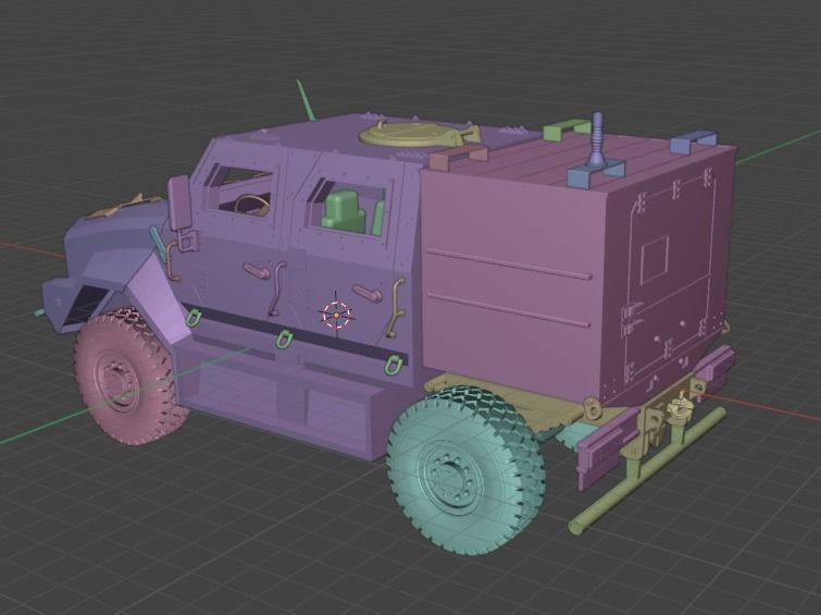  Iveco Manticor Armored Vehicle - 35th Scale 3D print model 3D print model_12