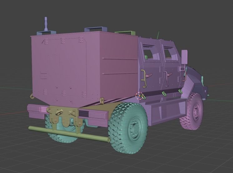  Iveco Manticor Armored Vehicle - 35th Scale 3D print model 3D print model_10