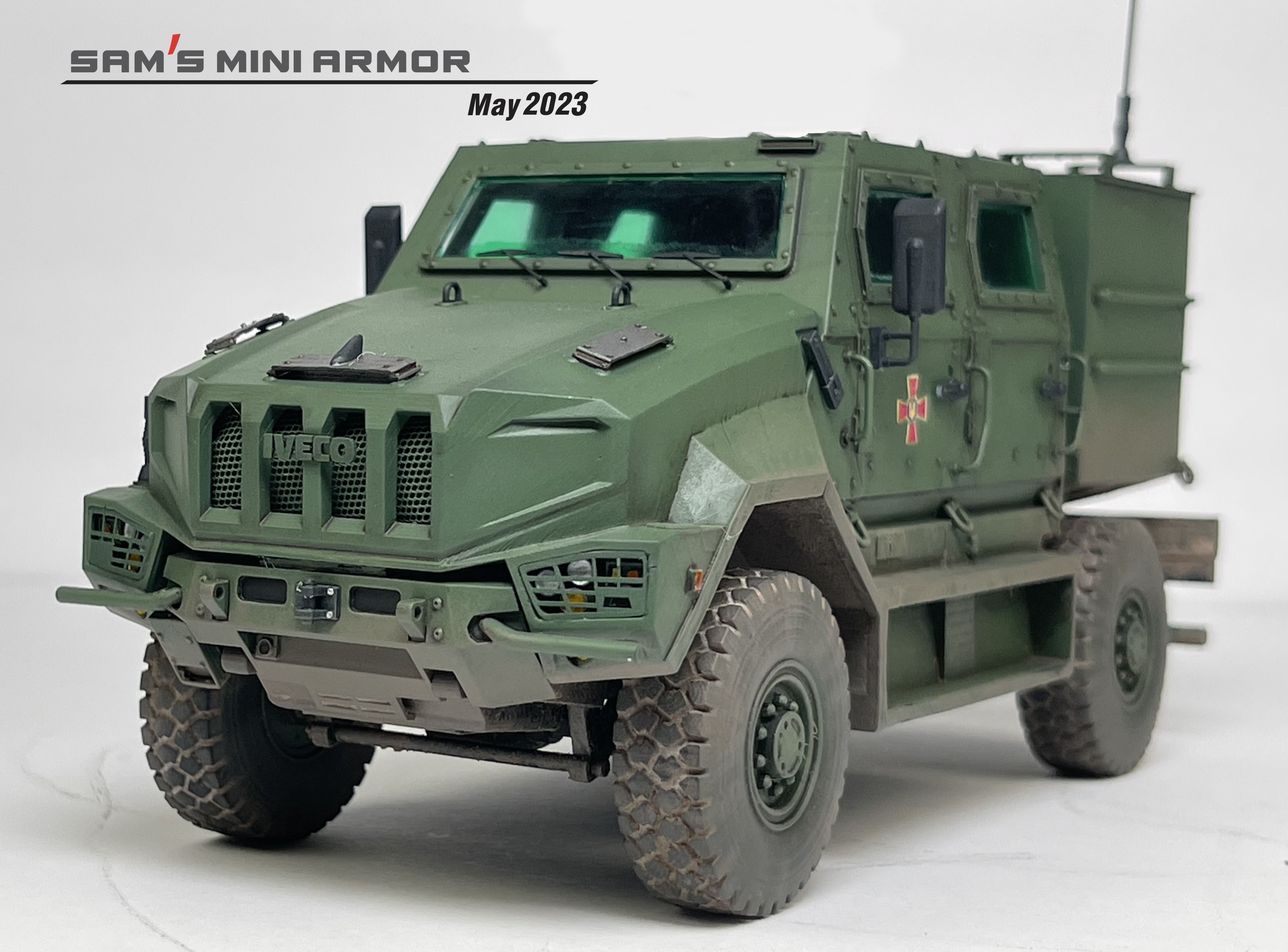  Iveco Manticor Armored Vehicle - 35th Scale 3D print model 3D print model_1
