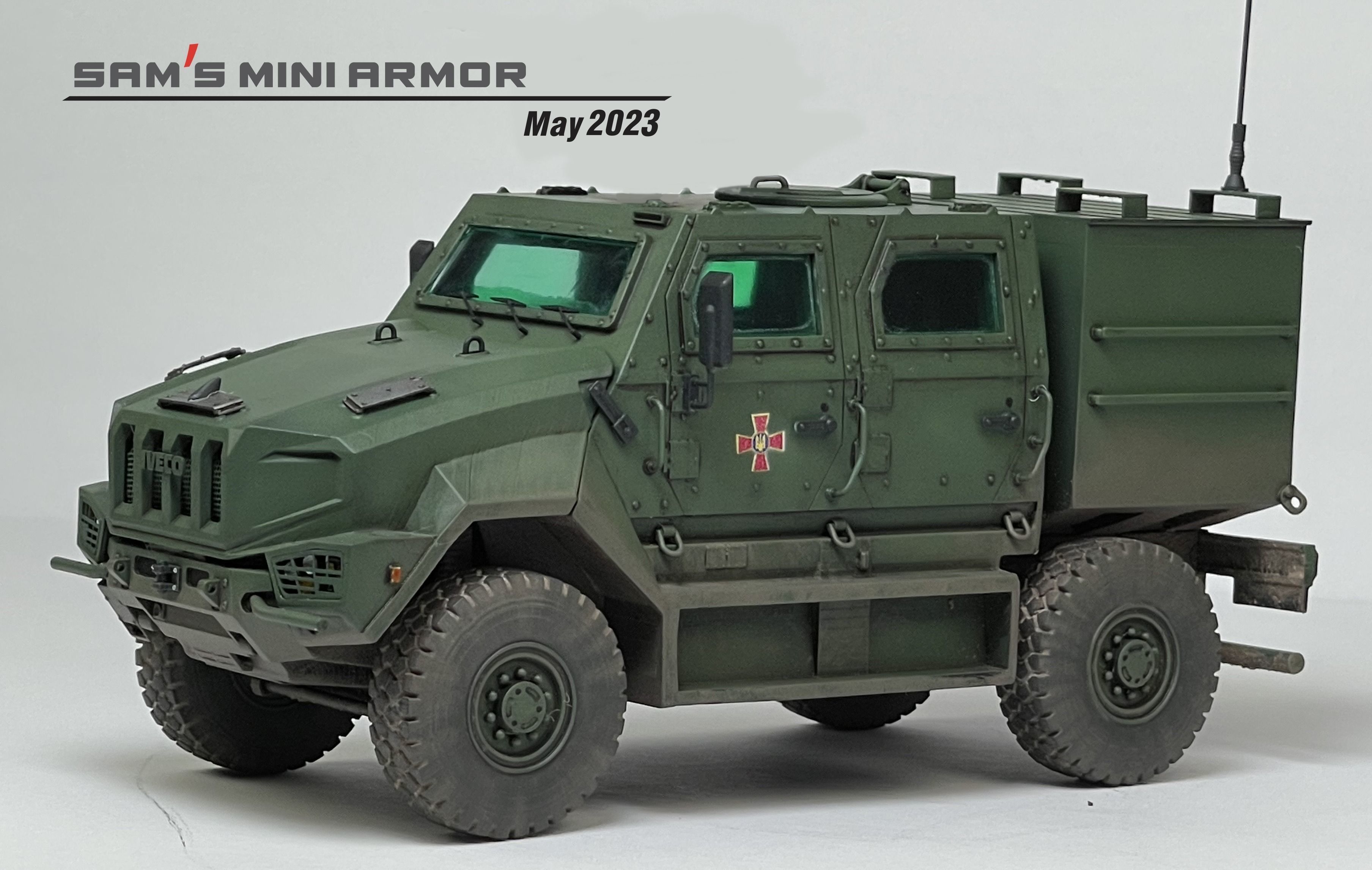  Iveco Manticor Armored Vehicle - 35th Scale 3D print model 3D print model_5
