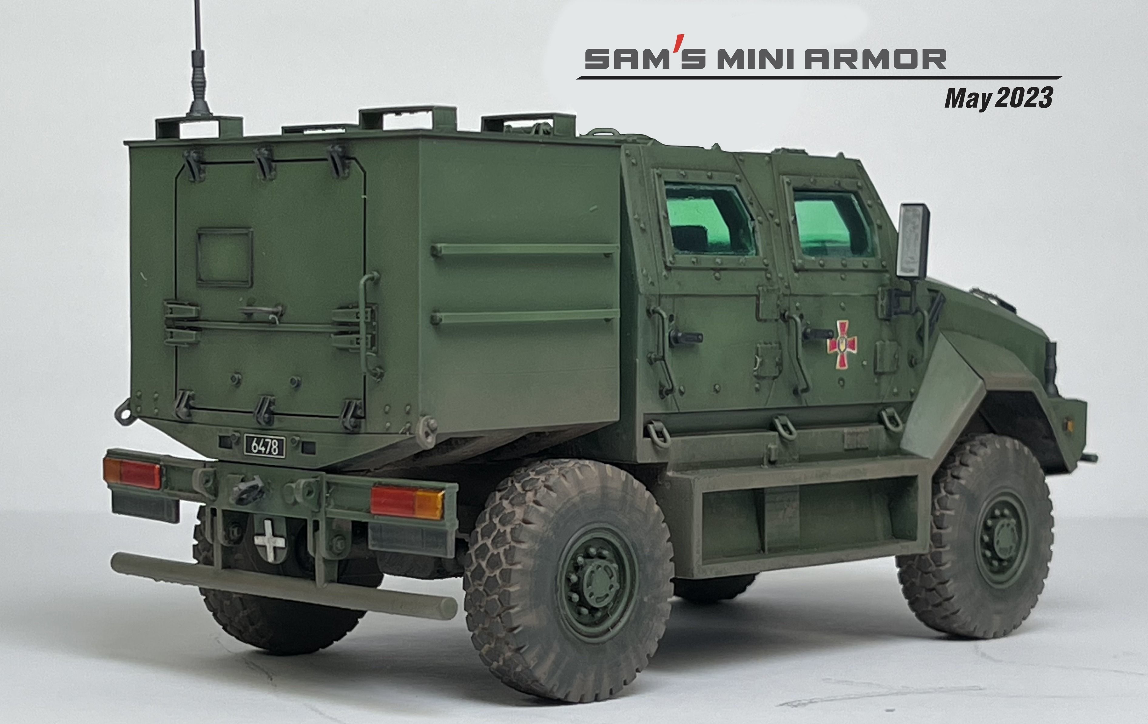  Iveco Manticor Armored Vehicle - 35th Scale 3D print model 3D print model_9
